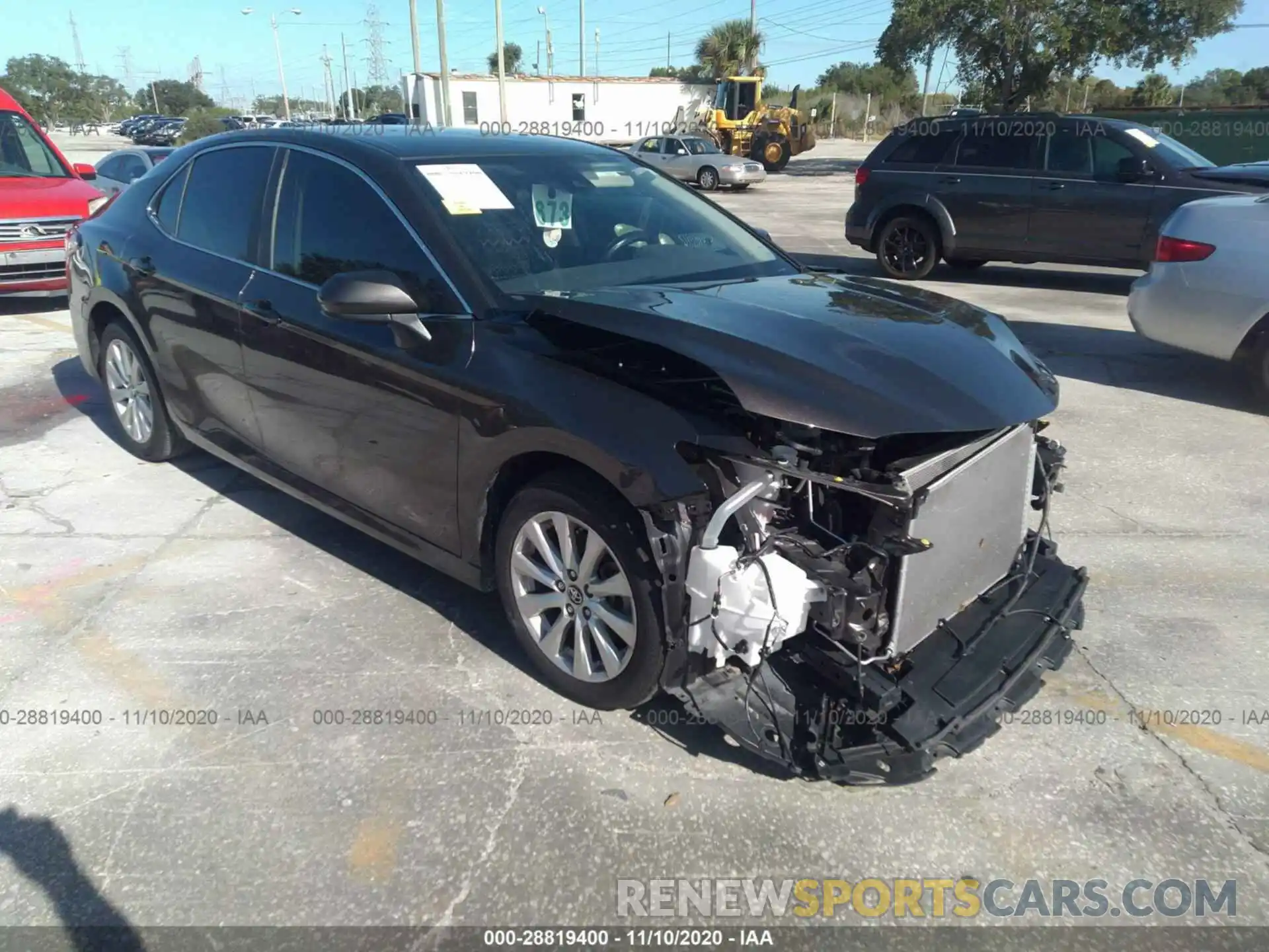 1 Photograph of a damaged car 4T1B11HK2KU251952 TOYOTA CAMRY 2019