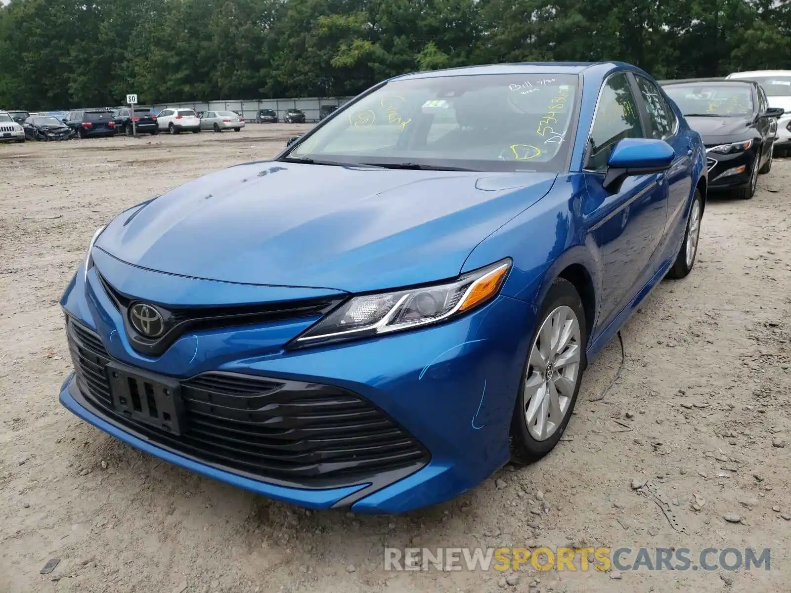 2 Photograph of a damaged car 4T1B11HK2KU253507 TOYOTA CAMRY 2019