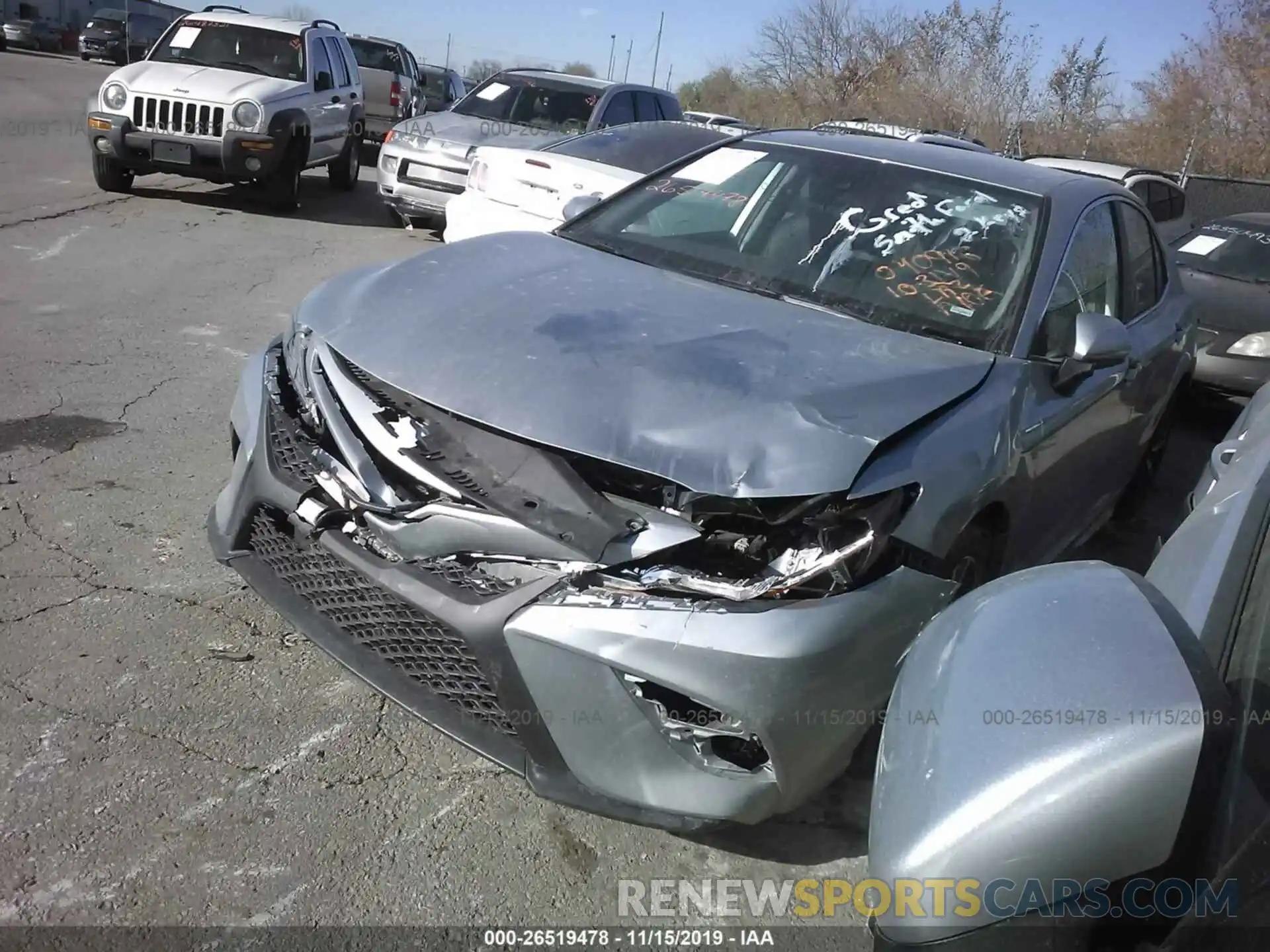 2 Photograph of a damaged car 4T1B11HK2KU254110 TOYOTA CAMRY 2019