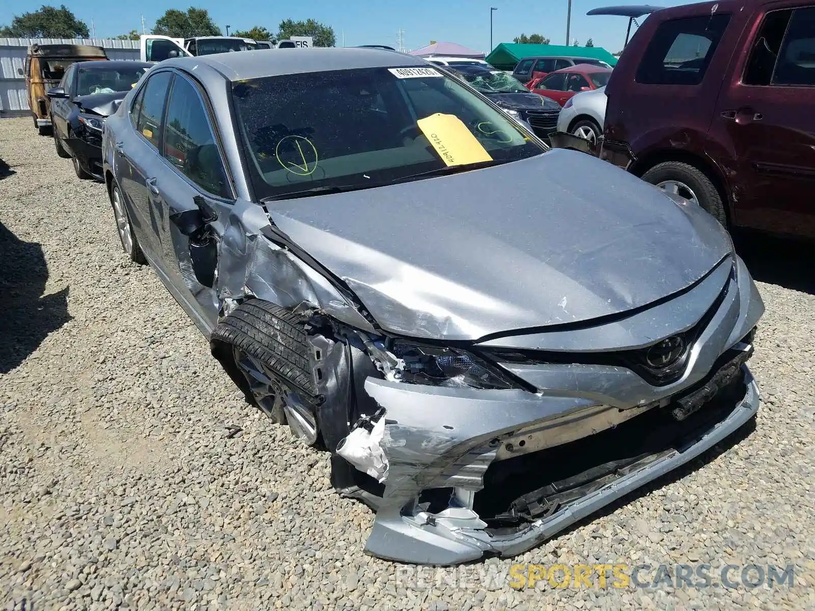 1 Photograph of a damaged car 4T1B11HK2KU254222 TOYOTA CAMRY 2019