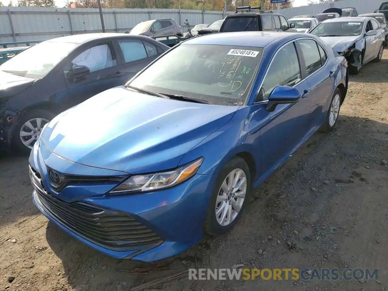 2 Photograph of a damaged car 4T1B11HK2KU254365 TOYOTA CAMRY 2019