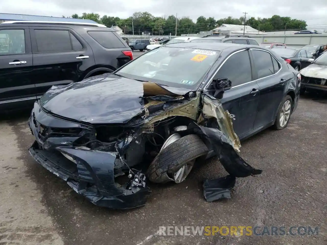 2 Photograph of a damaged car 4T1B11HK2KU254530 TOYOTA CAMRY 2019