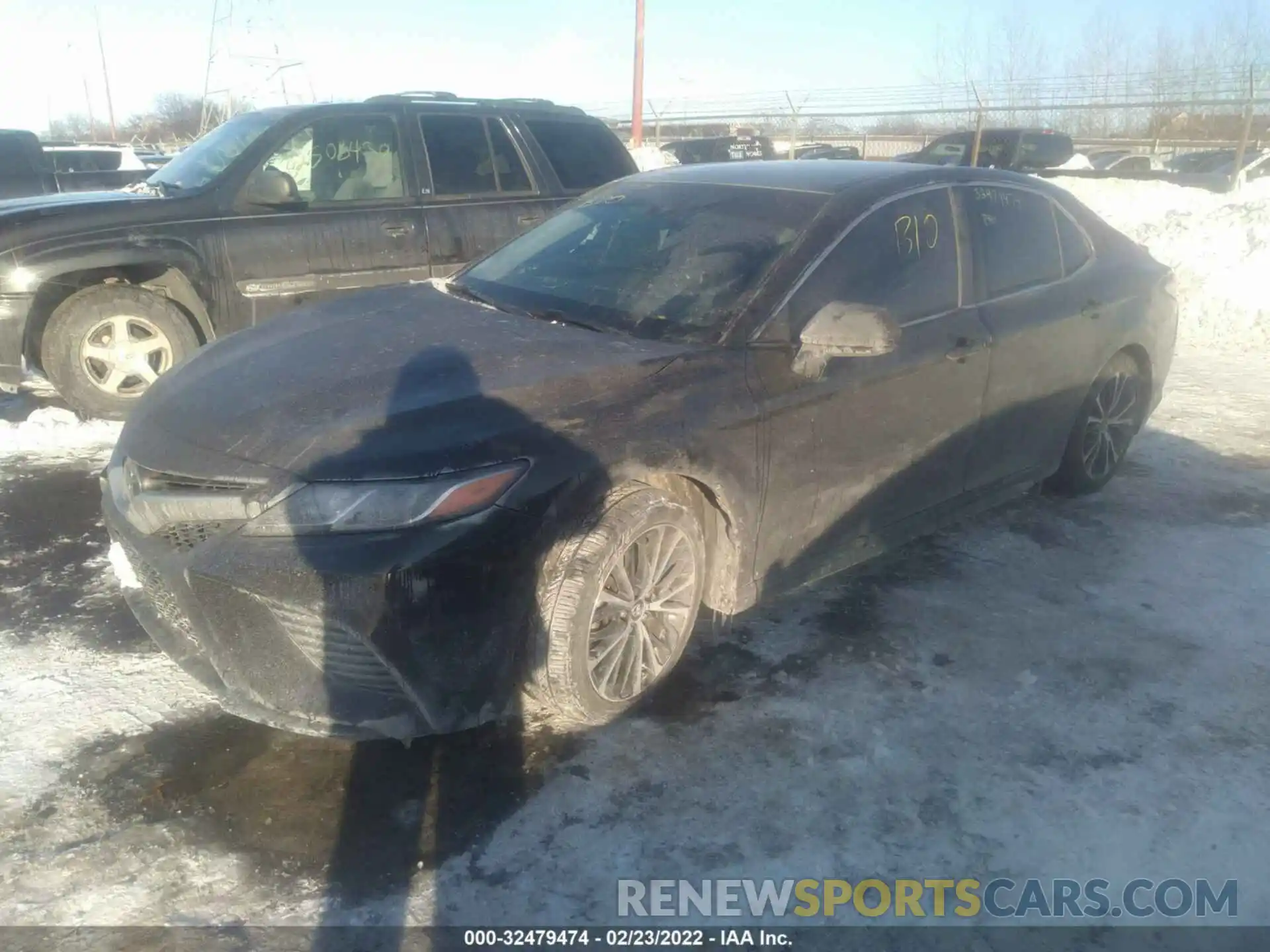 2 Photograph of a damaged car 4T1B11HK2KU254561 TOYOTA CAMRY 2019