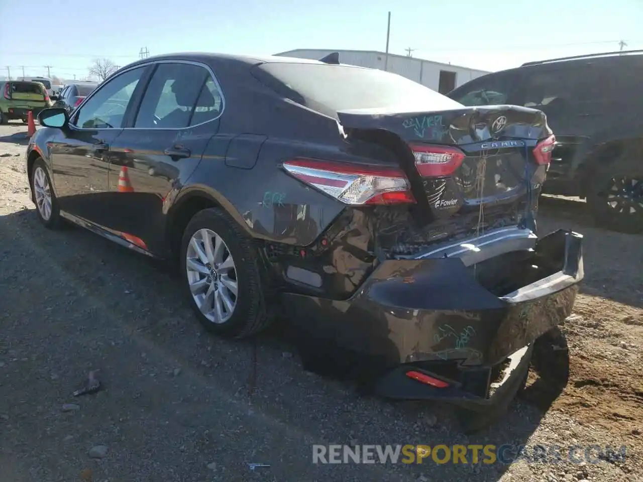 3 Photograph of a damaged car 4T1B11HK2KU255502 TOYOTA CAMRY 2019