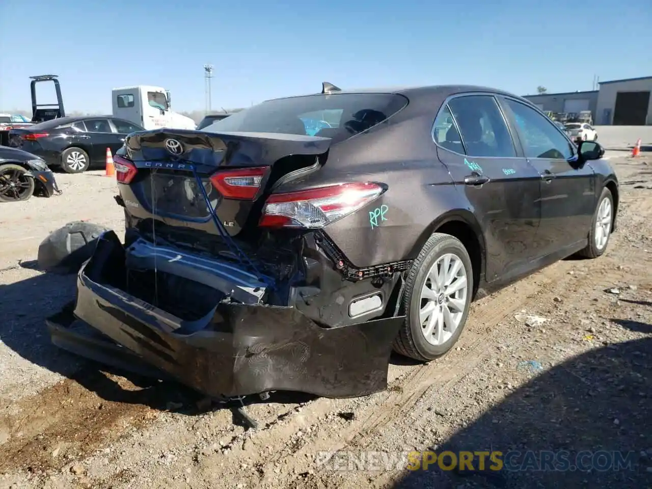 4 Photograph of a damaged car 4T1B11HK2KU255502 TOYOTA CAMRY 2019