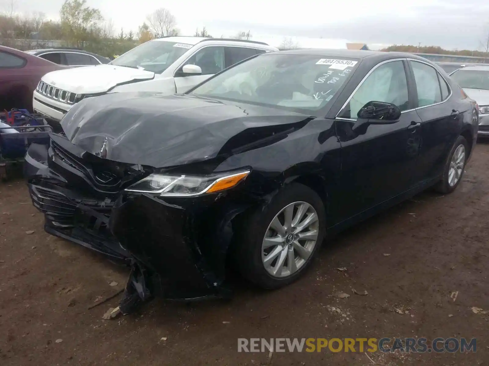 2 Photograph of a damaged car 4T1B11HK2KU255774 TOYOTA CAMRY 2019