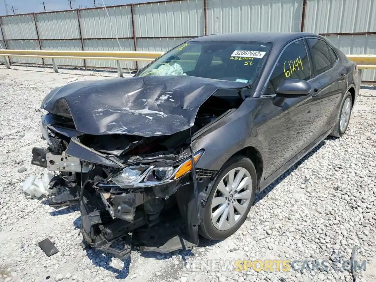 2 Photograph of a damaged car 4T1B11HK2KU256004 TOYOTA CAMRY 2019