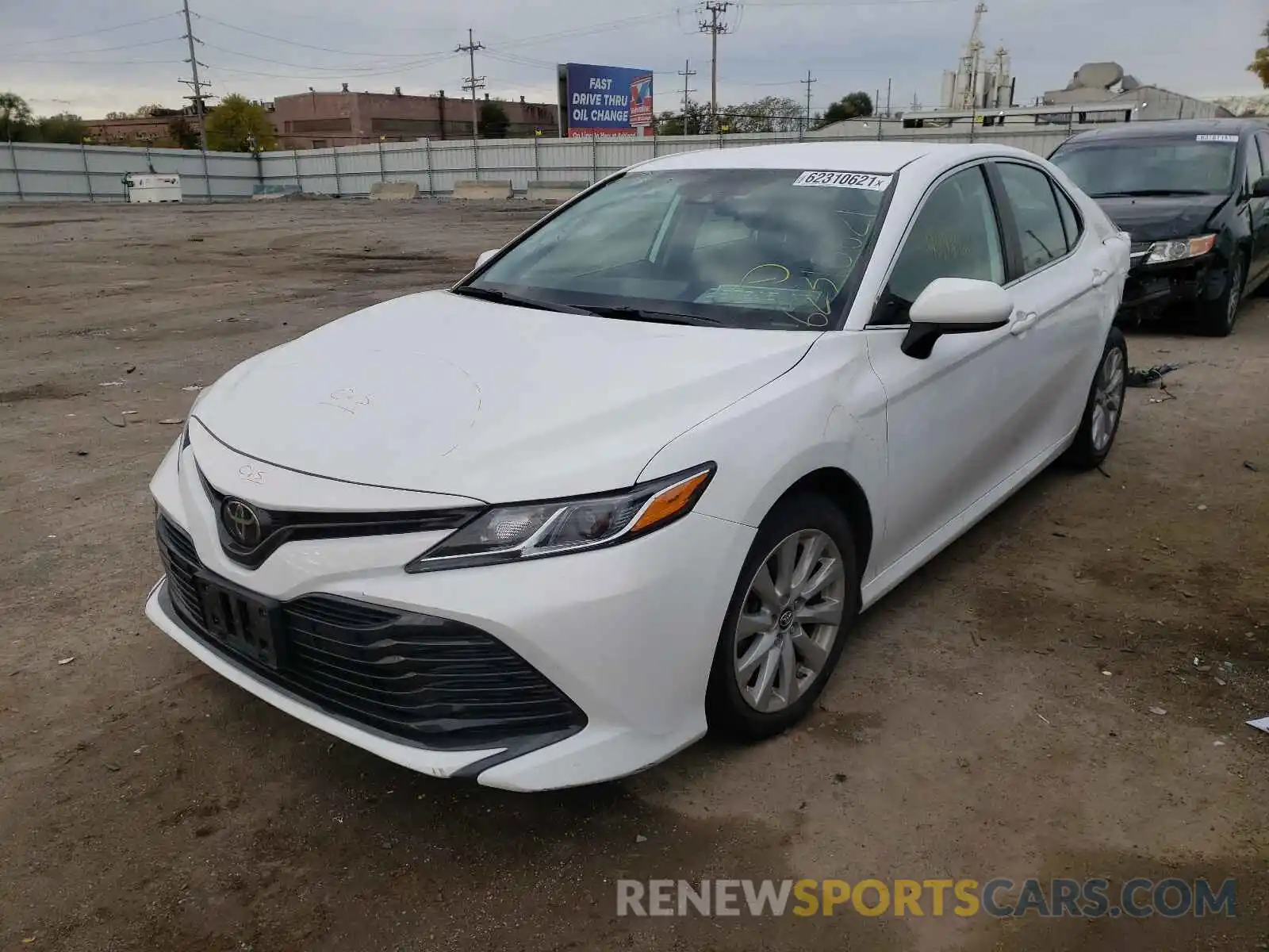 2 Photograph of a damaged car 4T1B11HK2KU257587 TOYOTA CAMRY 2019