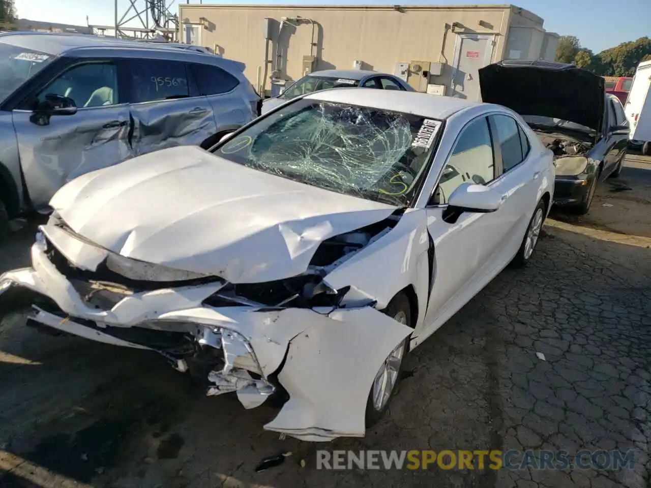 2 Photograph of a damaged car 4T1B11HK2KU258643 TOYOTA CAMRY 2019