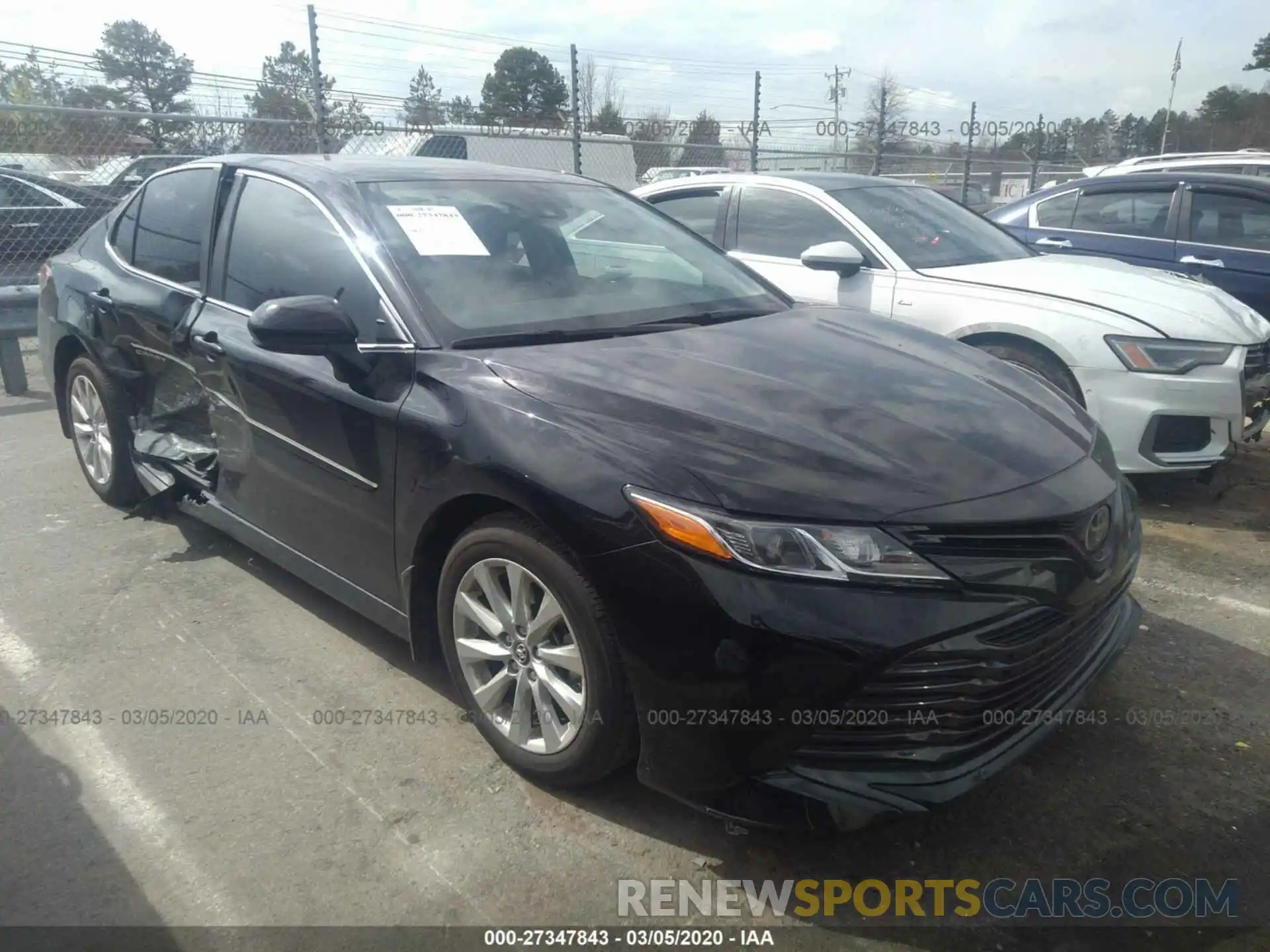 1 Photograph of a damaged car 4T1B11HK2KU259095 TOYOTA CAMRY 2019