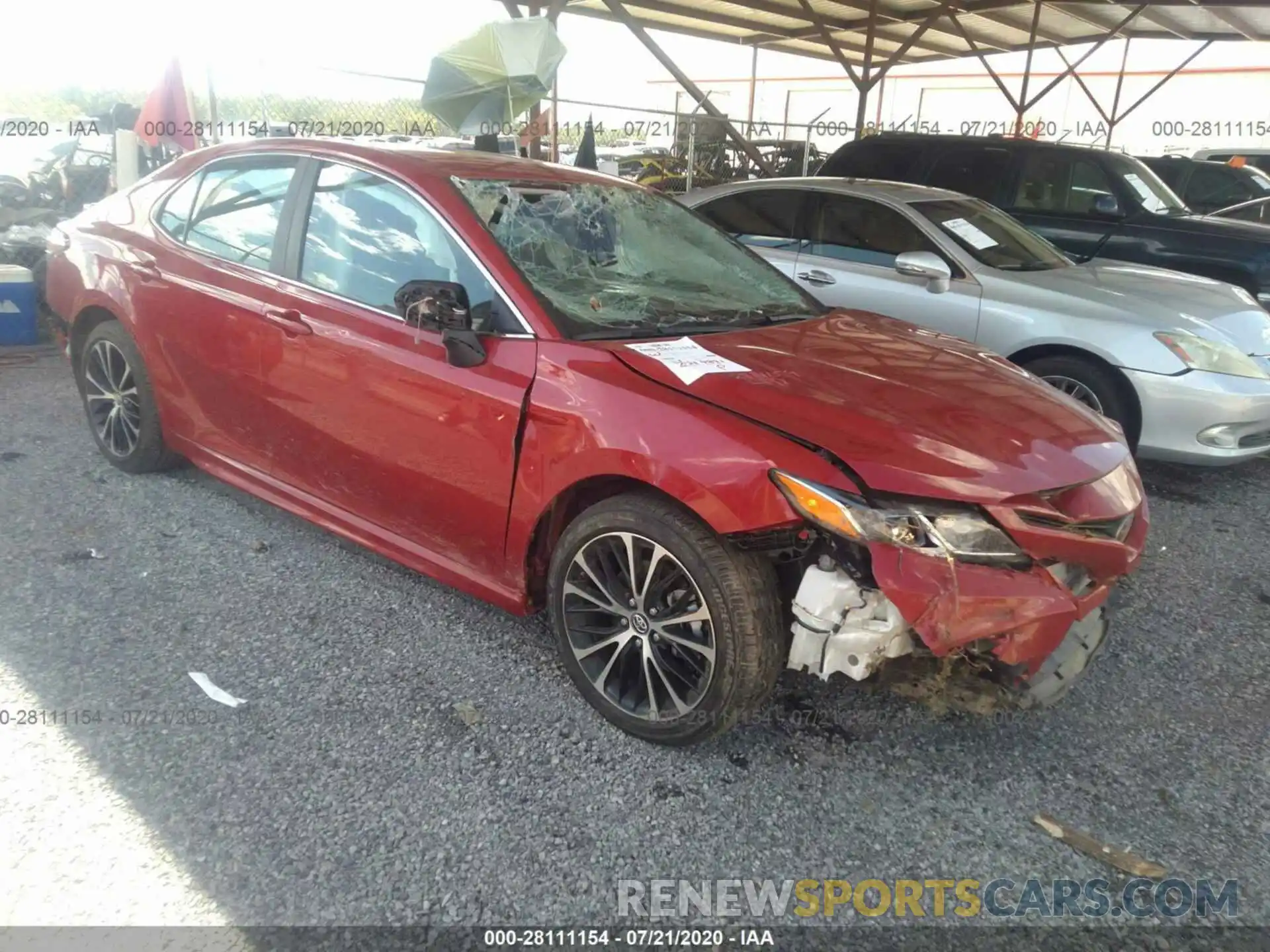 1 Photograph of a damaged car 4T1B11HK2KU260912 TOYOTA CAMRY 2019