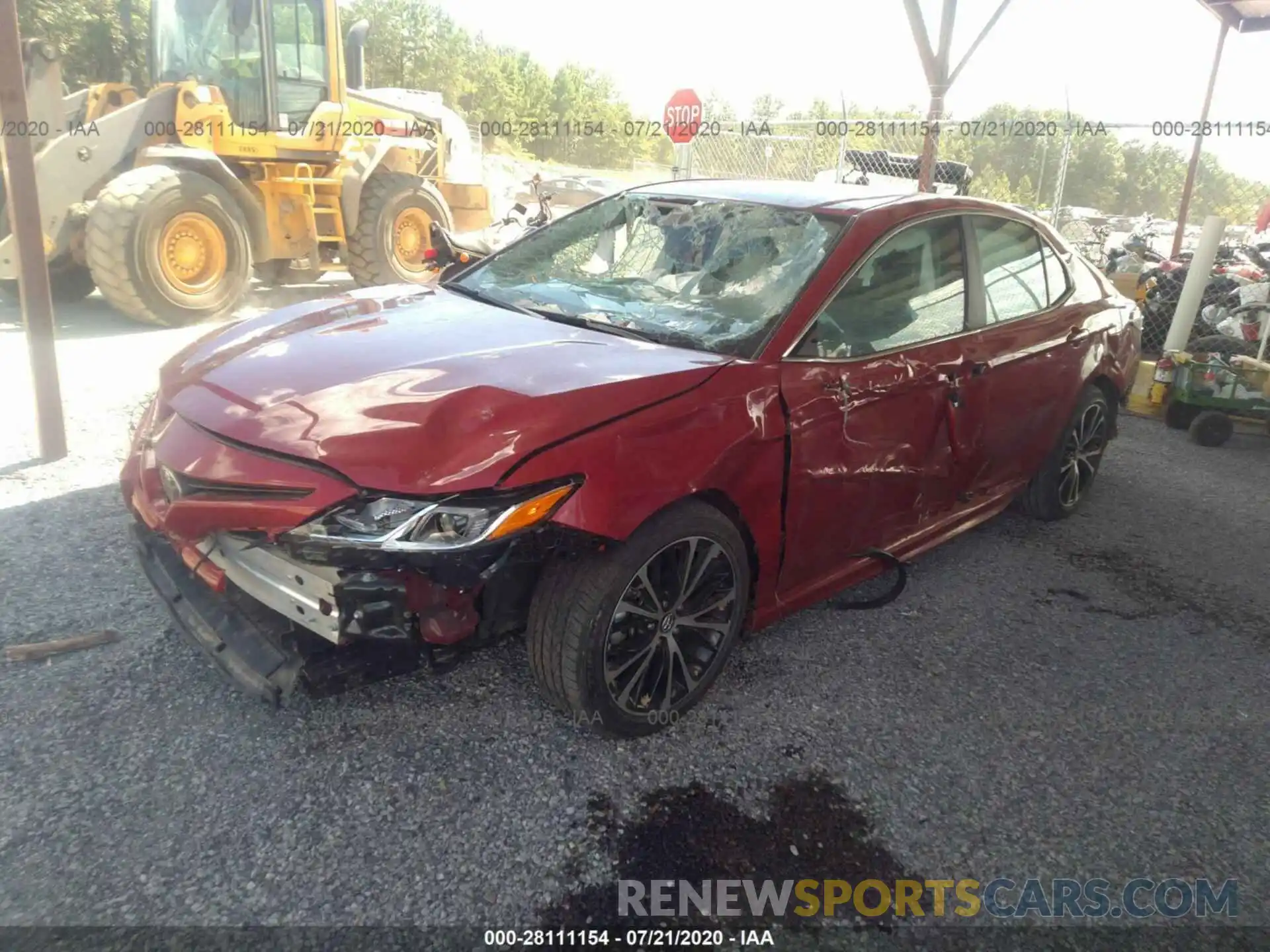 2 Photograph of a damaged car 4T1B11HK2KU260912 TOYOTA CAMRY 2019