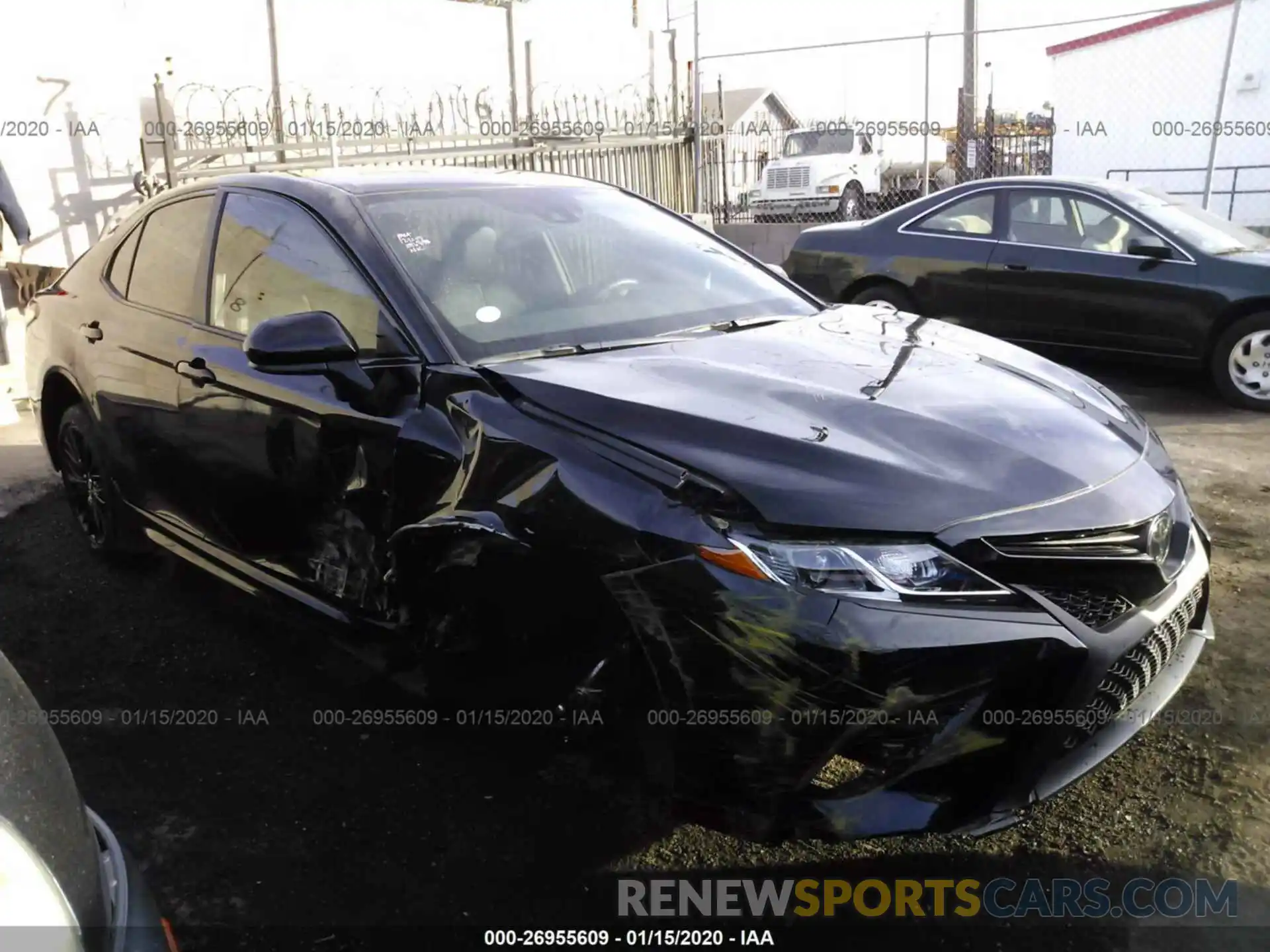 1 Photograph of a damaged car 4T1B11HK2KU261056 TOYOTA CAMRY 2019