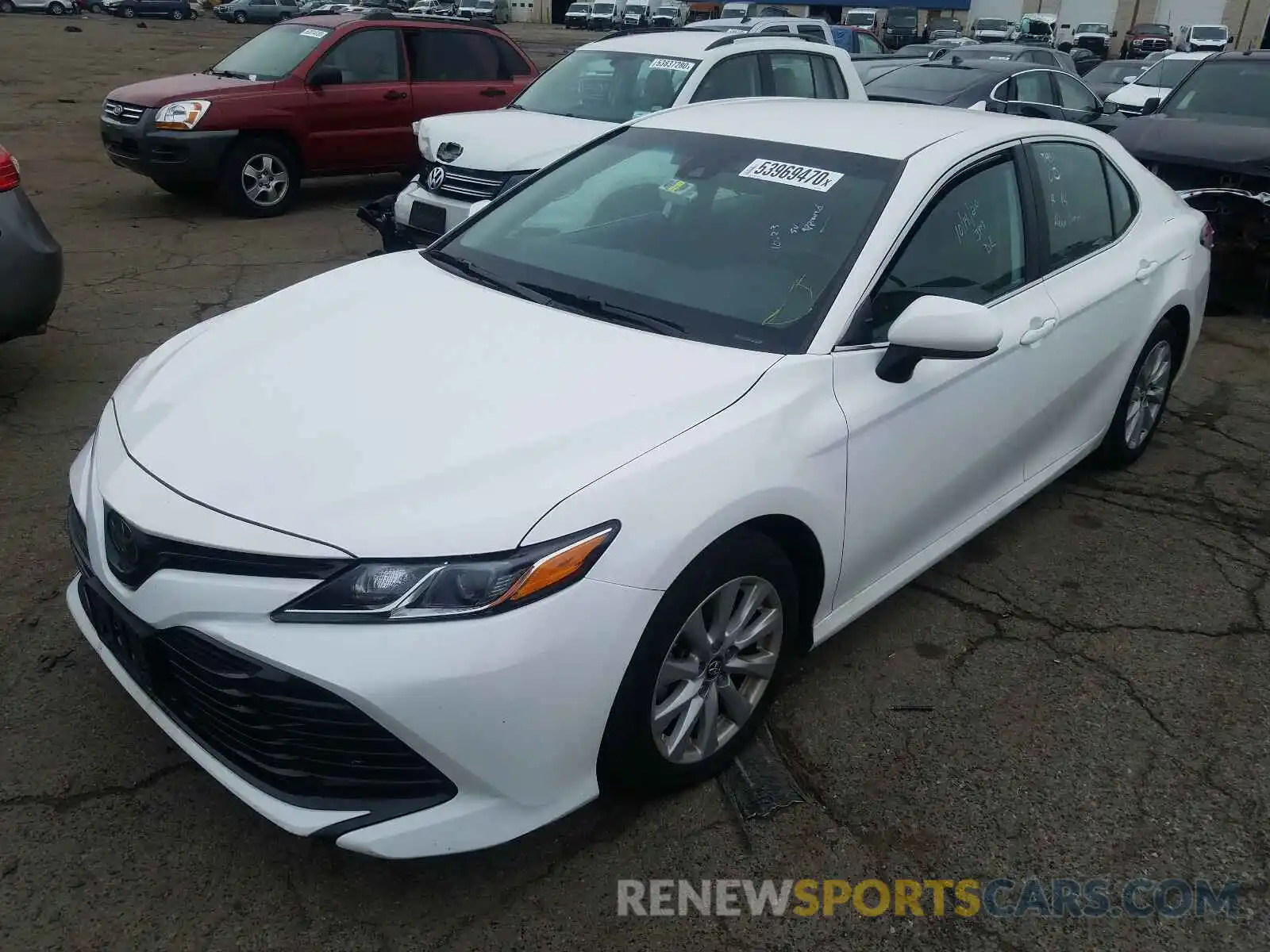 2 Photograph of a damaged car 4T1B11HK2KU261767 TOYOTA CAMRY 2019