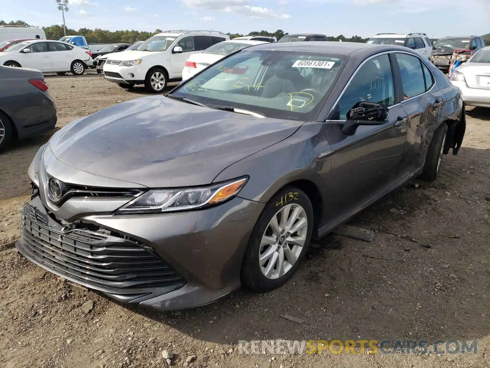 2 Photograph of a damaged car 4T1B11HK2KU264586 TOYOTA CAMRY 2019