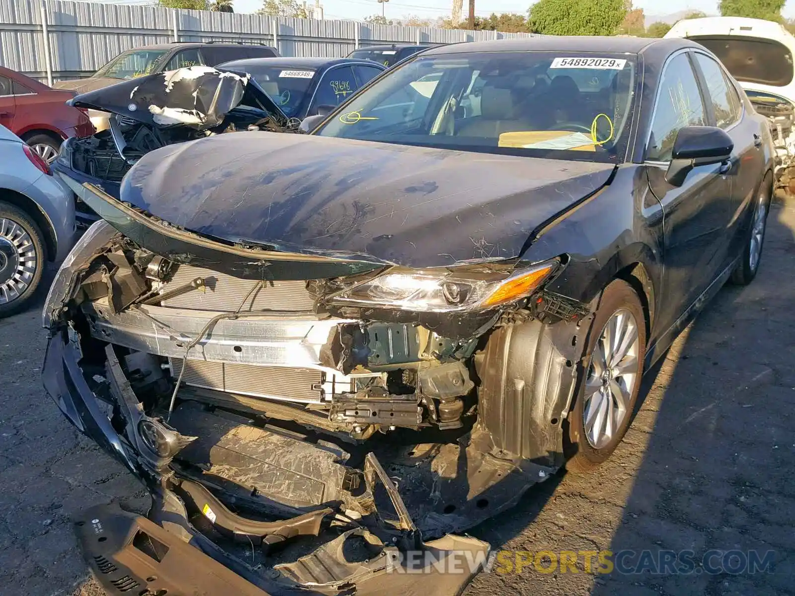 2 Photograph of a damaged car 4T1B11HK2KU264801 TOYOTA CAMRY 2019