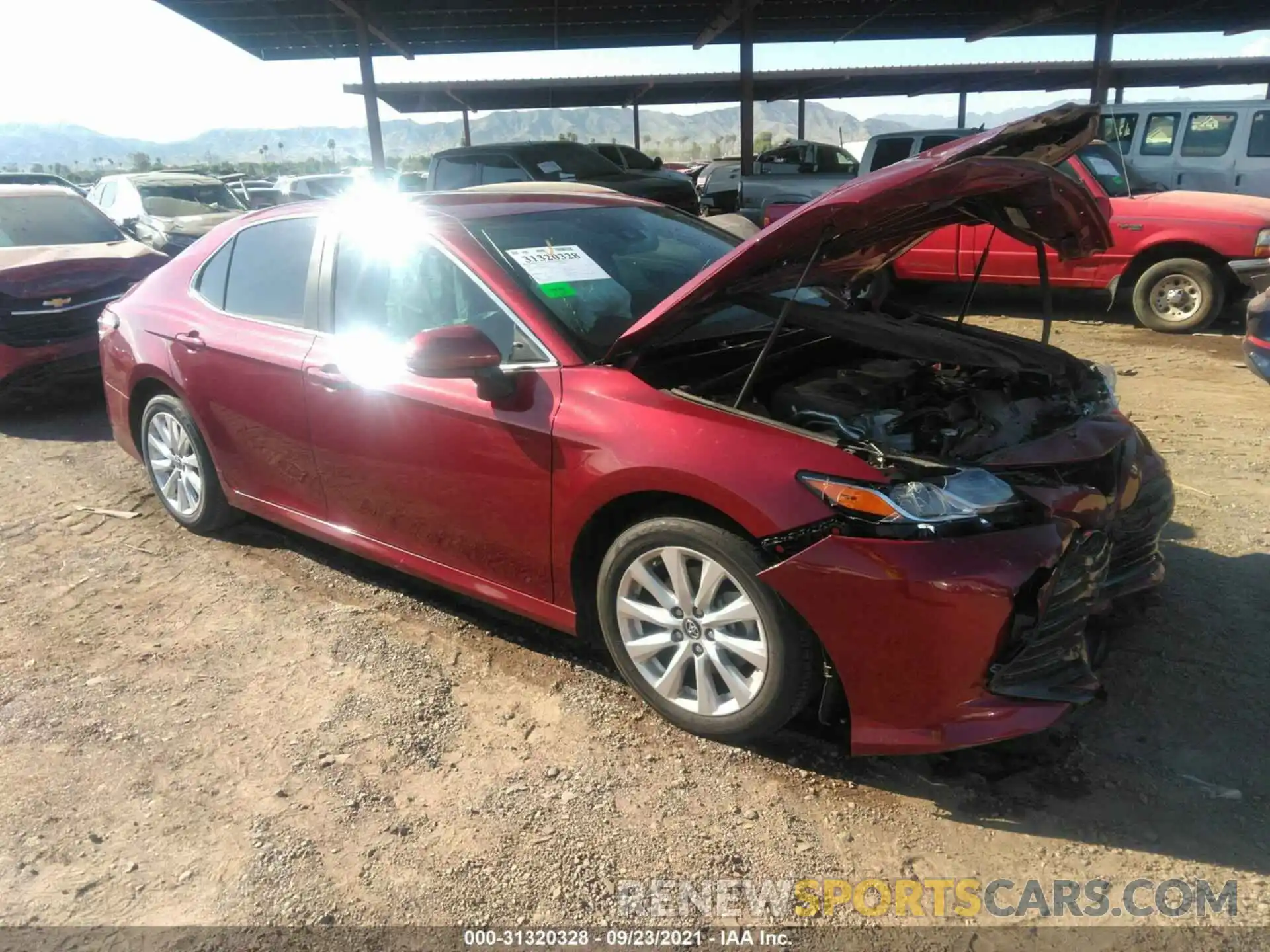 1 Photograph of a damaged car 4T1B11HK2KU264958 TOYOTA CAMRY 2019