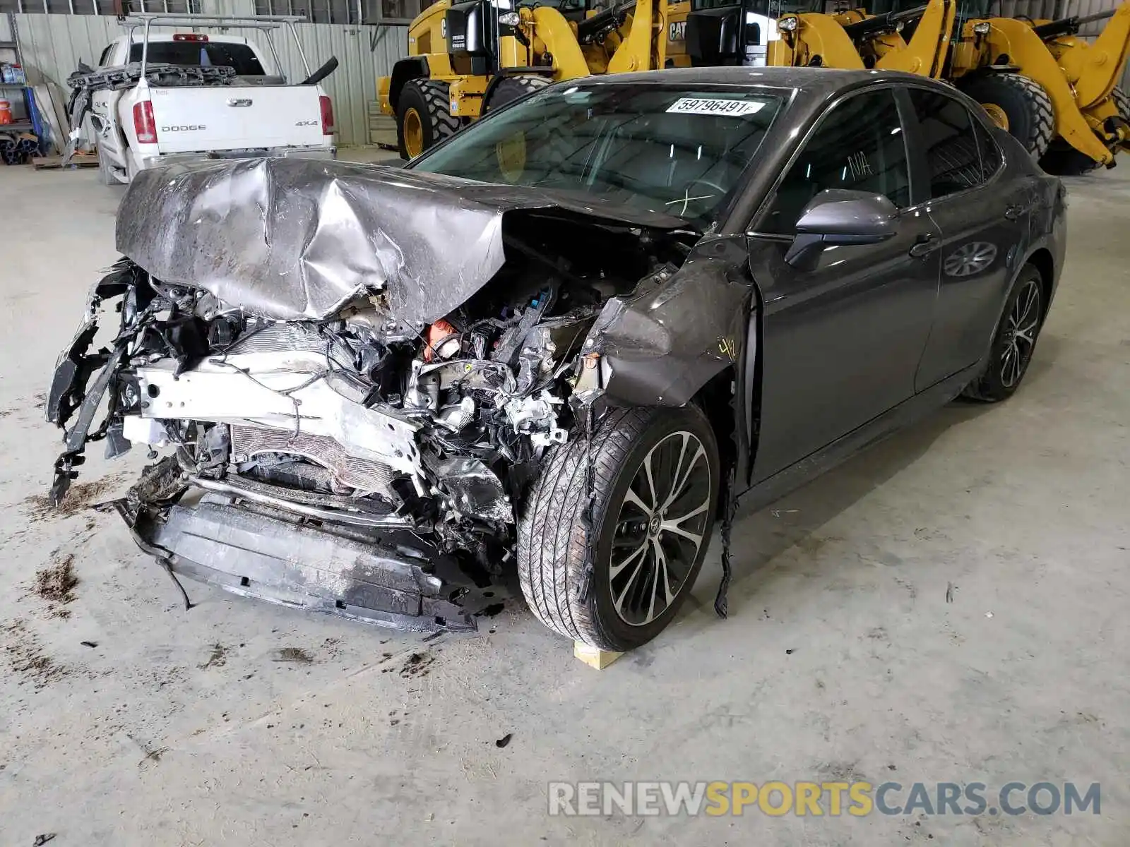 2 Photograph of a damaged car 4T1B11HK2KU268802 TOYOTA CAMRY 2019