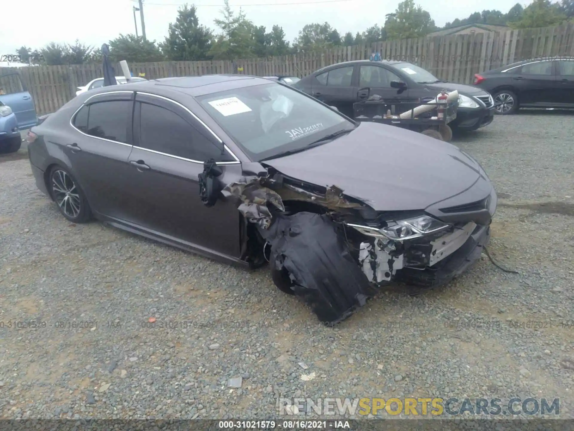 1 Photograph of a damaged car 4T1B11HK2KU273451 TOYOTA CAMRY 2019