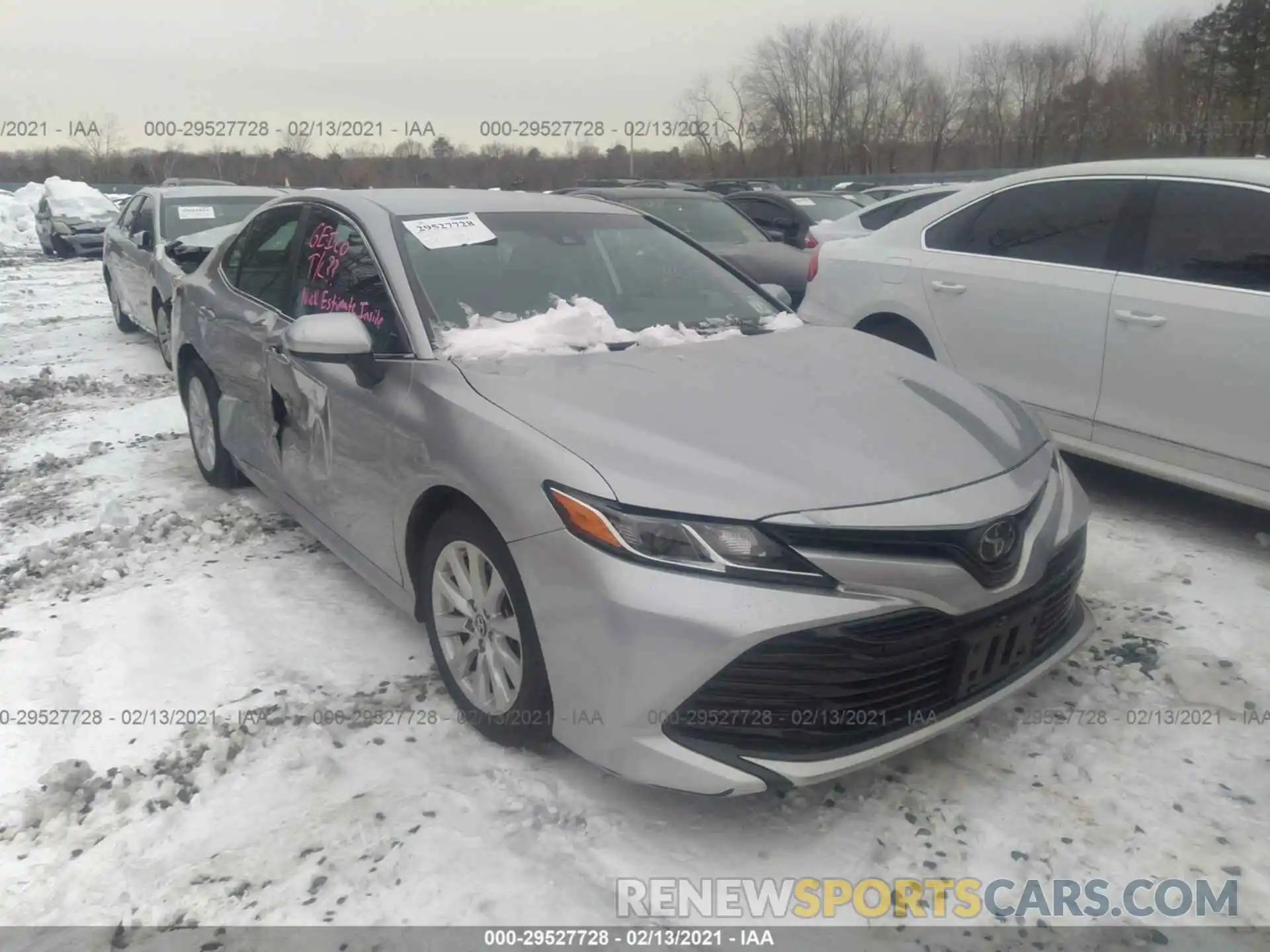 1 Photograph of a damaged car 4T1B11HK2KU274034 TOYOTA CAMRY 2019