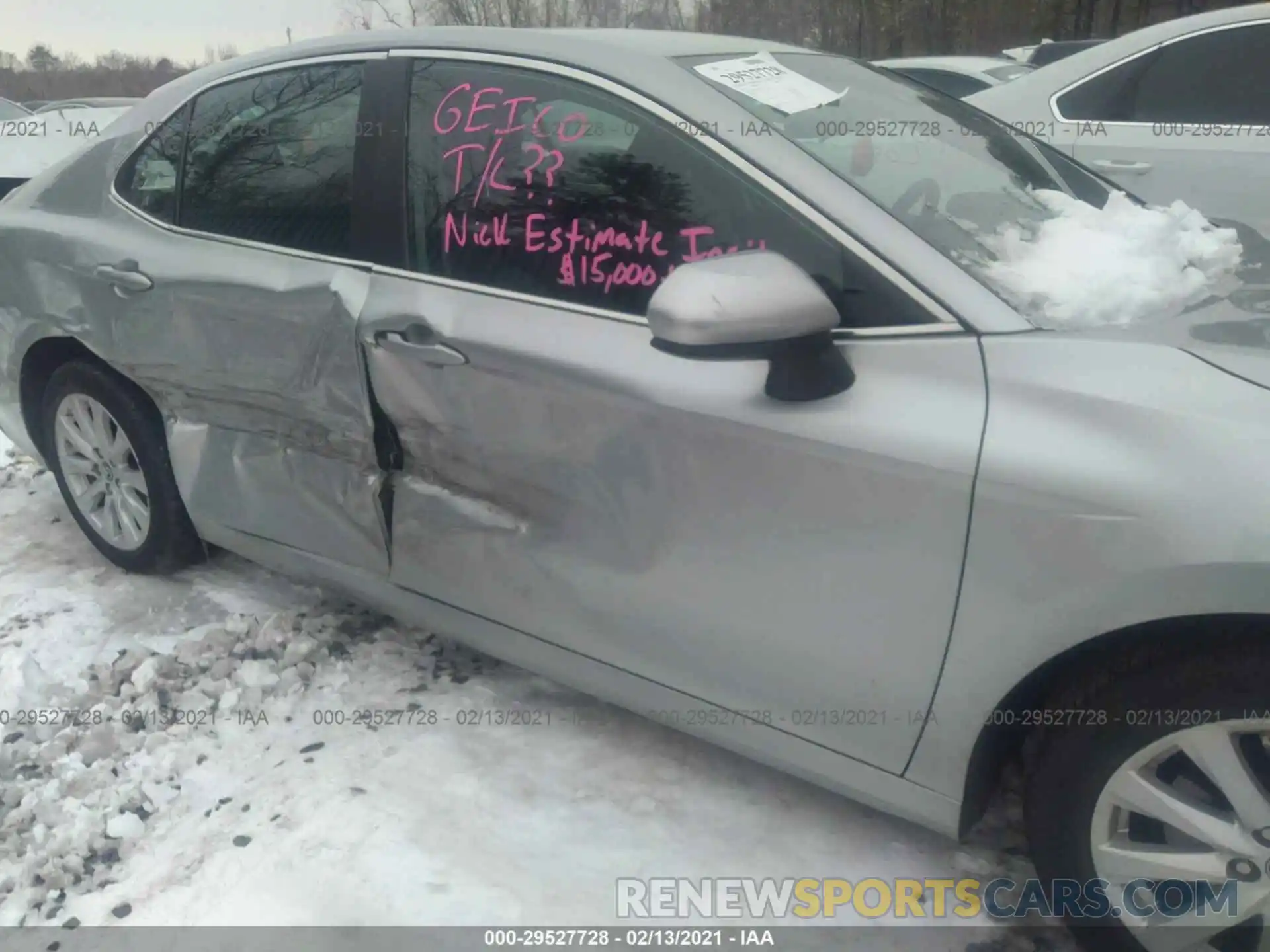 6 Photograph of a damaged car 4T1B11HK2KU274034 TOYOTA CAMRY 2019