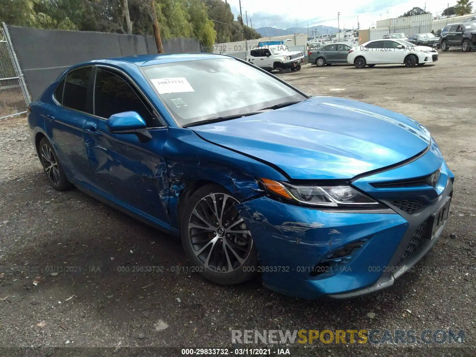 1 Photograph of a damaged car 4T1B11HK2KU278200 TOYOTA CAMRY 2019