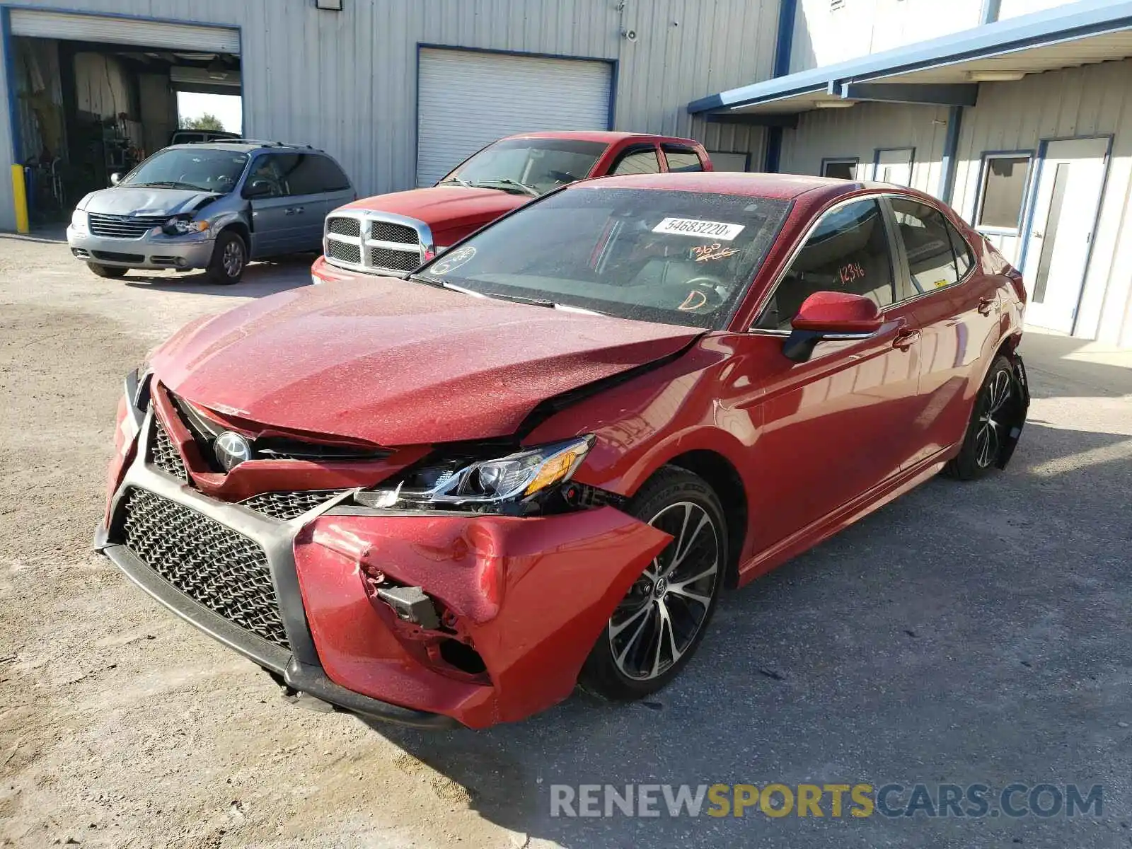 2 Photograph of a damaged car 4T1B11HK2KU280769 TOYOTA CAMRY 2019