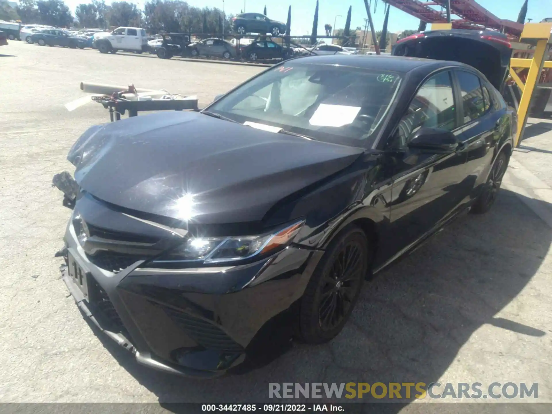 2 Photograph of a damaged car 4T1B11HK2KU281050 TOYOTA CAMRY 2019