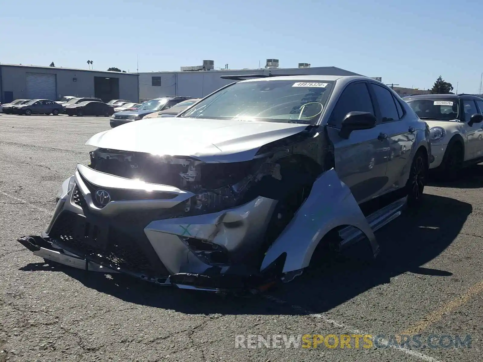 2 Photograph of a damaged car 4T1B11HK2KU284255 TOYOTA CAMRY 2019