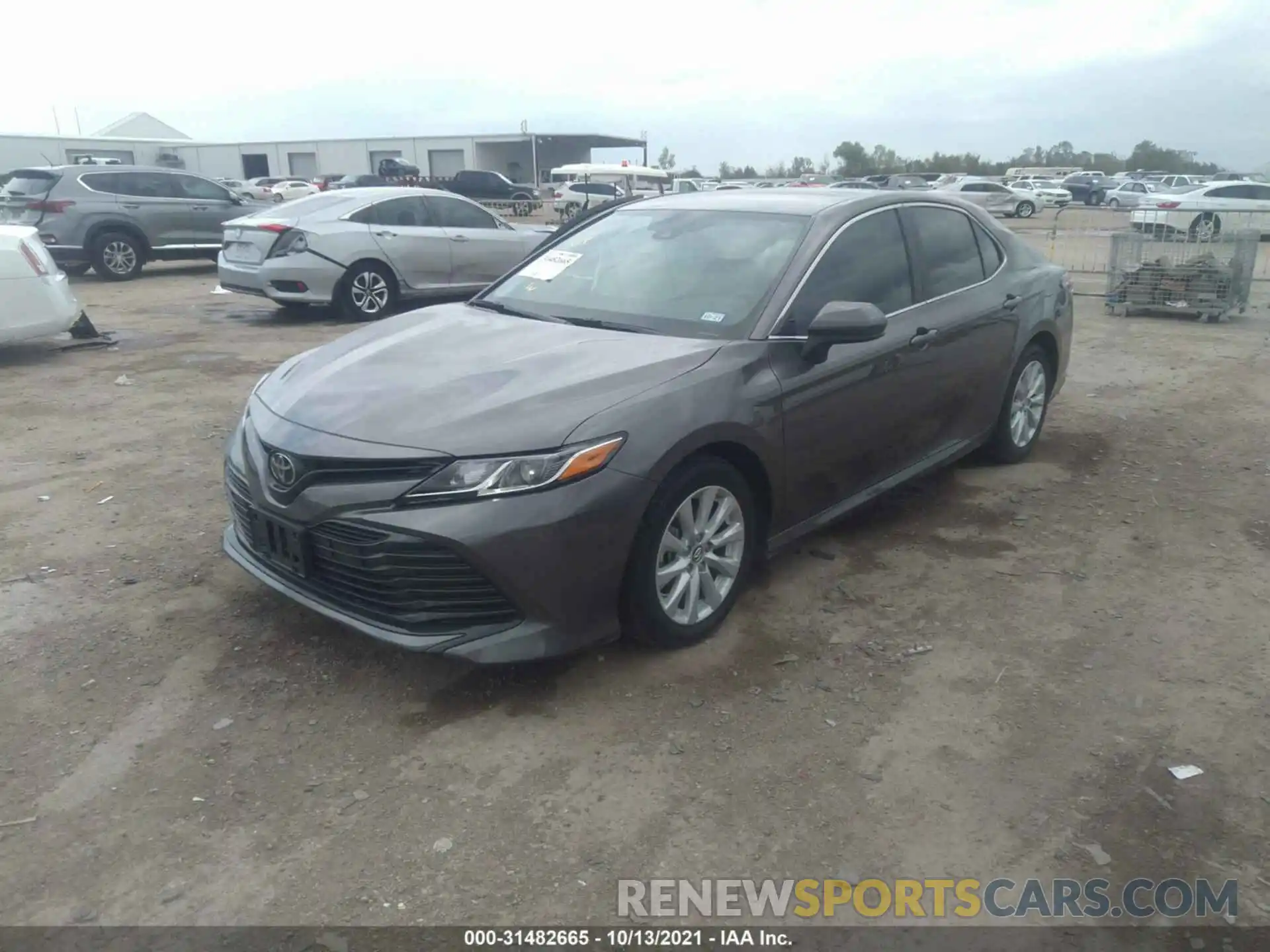 2 Photograph of a damaged car 4T1B11HK2KU284546 TOYOTA CAMRY 2019