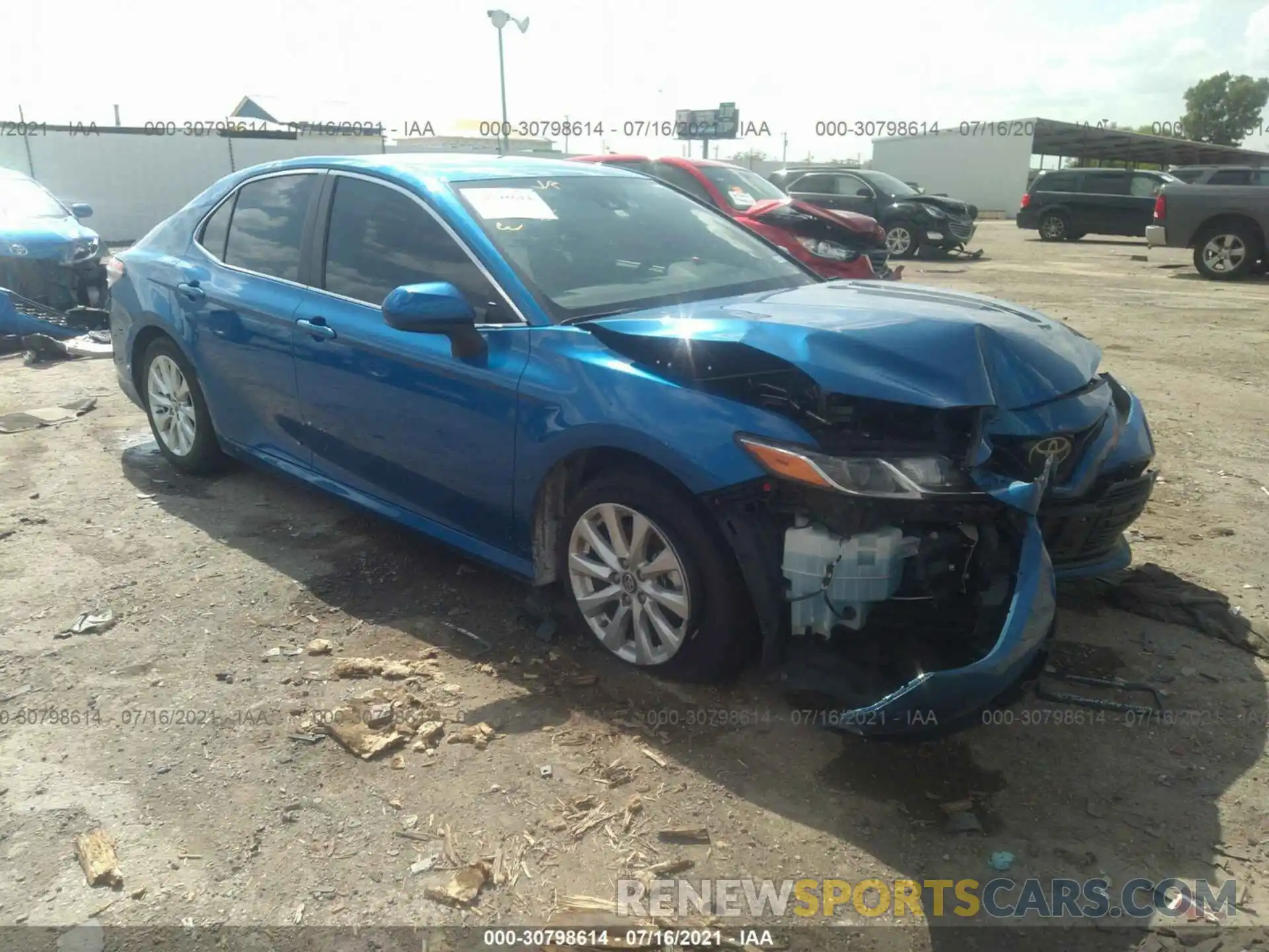 1 Photograph of a damaged car 4T1B11HK2KU286491 TOYOTA CAMRY 2019