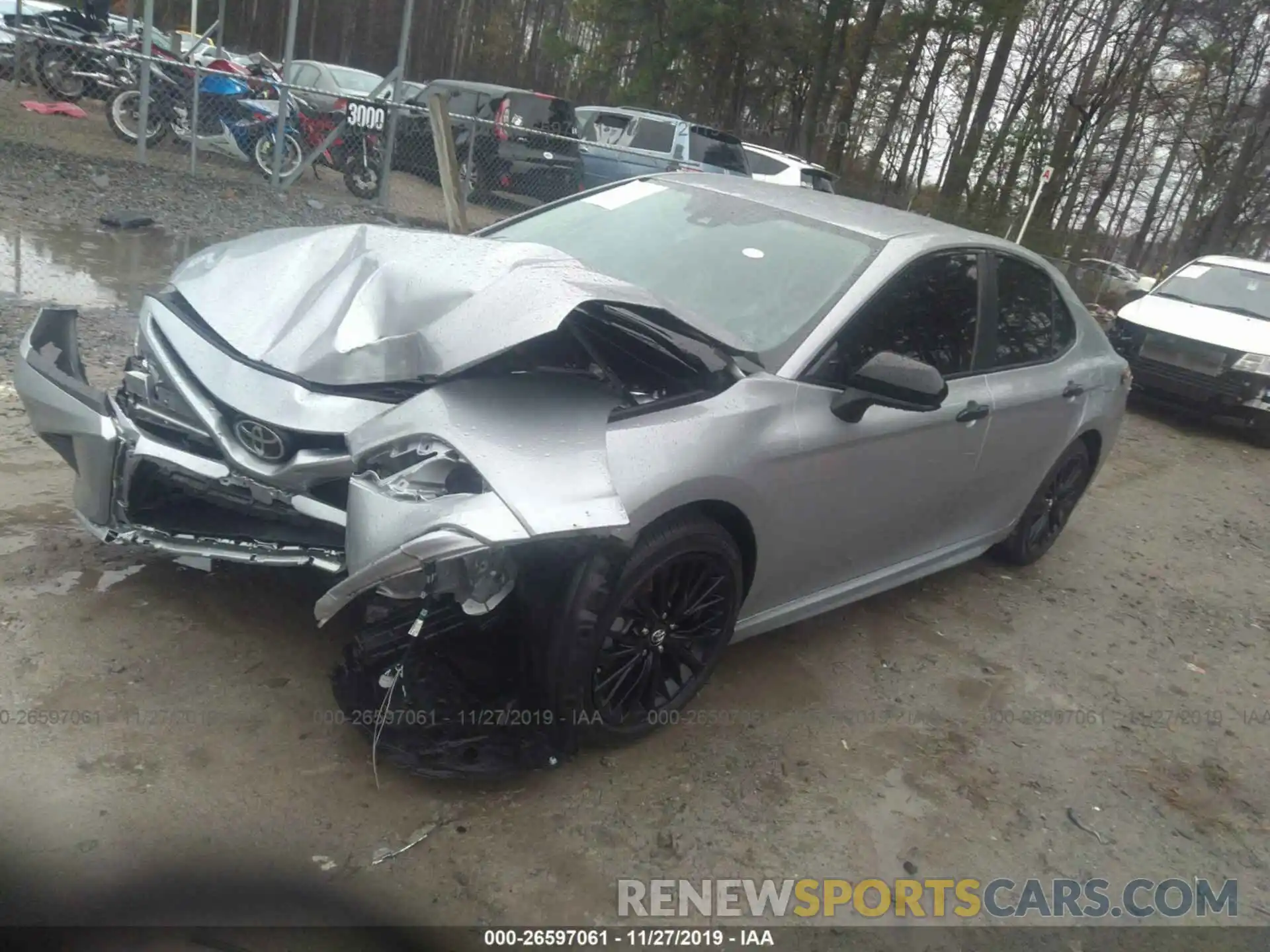 2 Photograph of a damaged car 4T1B11HK2KU287804 TOYOTA CAMRY 2019