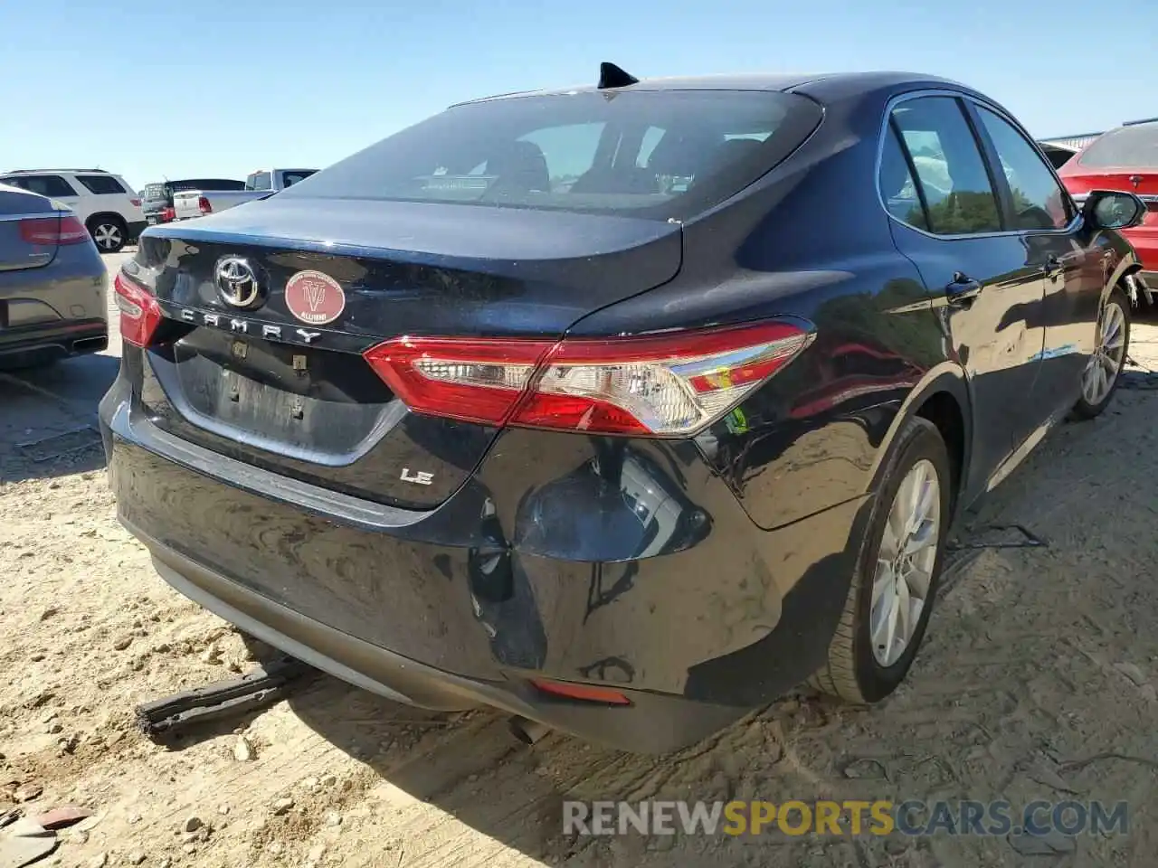 4 Photograph of a damaged car 4T1B11HK2KU287835 TOYOTA CAMRY 2019