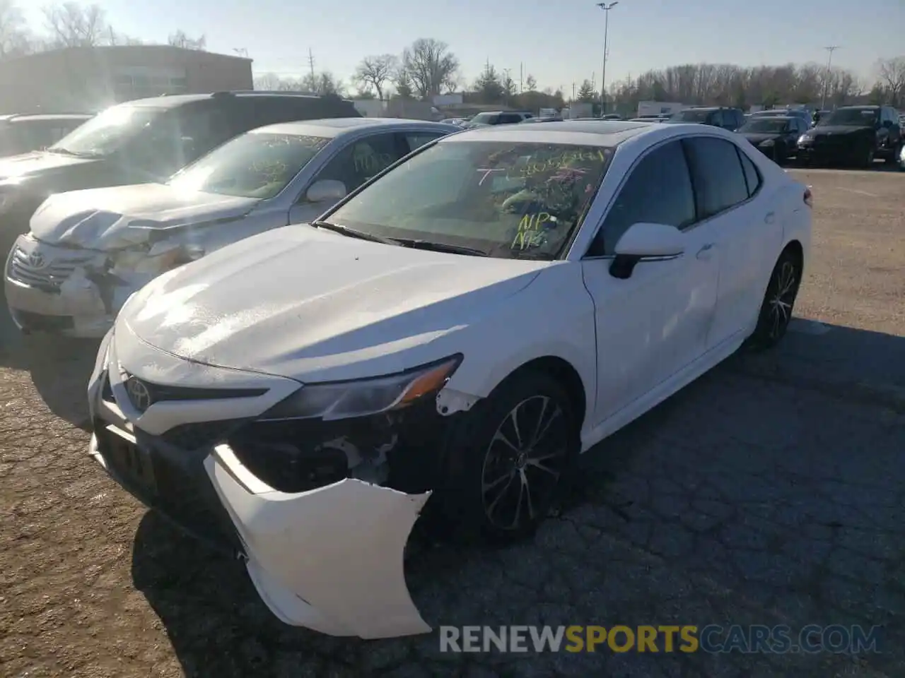 2 Photograph of a damaged car 4T1B11HK2KU287933 TOYOTA CAMRY 2019