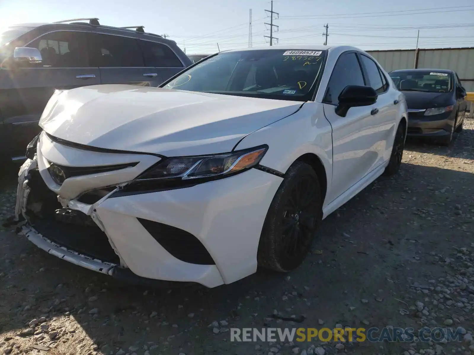 2 Photograph of a damaged car 4T1B11HK2KU289309 TOYOTA CAMRY 2019