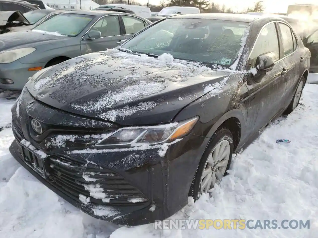 2 Photograph of a damaged car 4T1B11HK2KU291643 TOYOTA CAMRY 2019