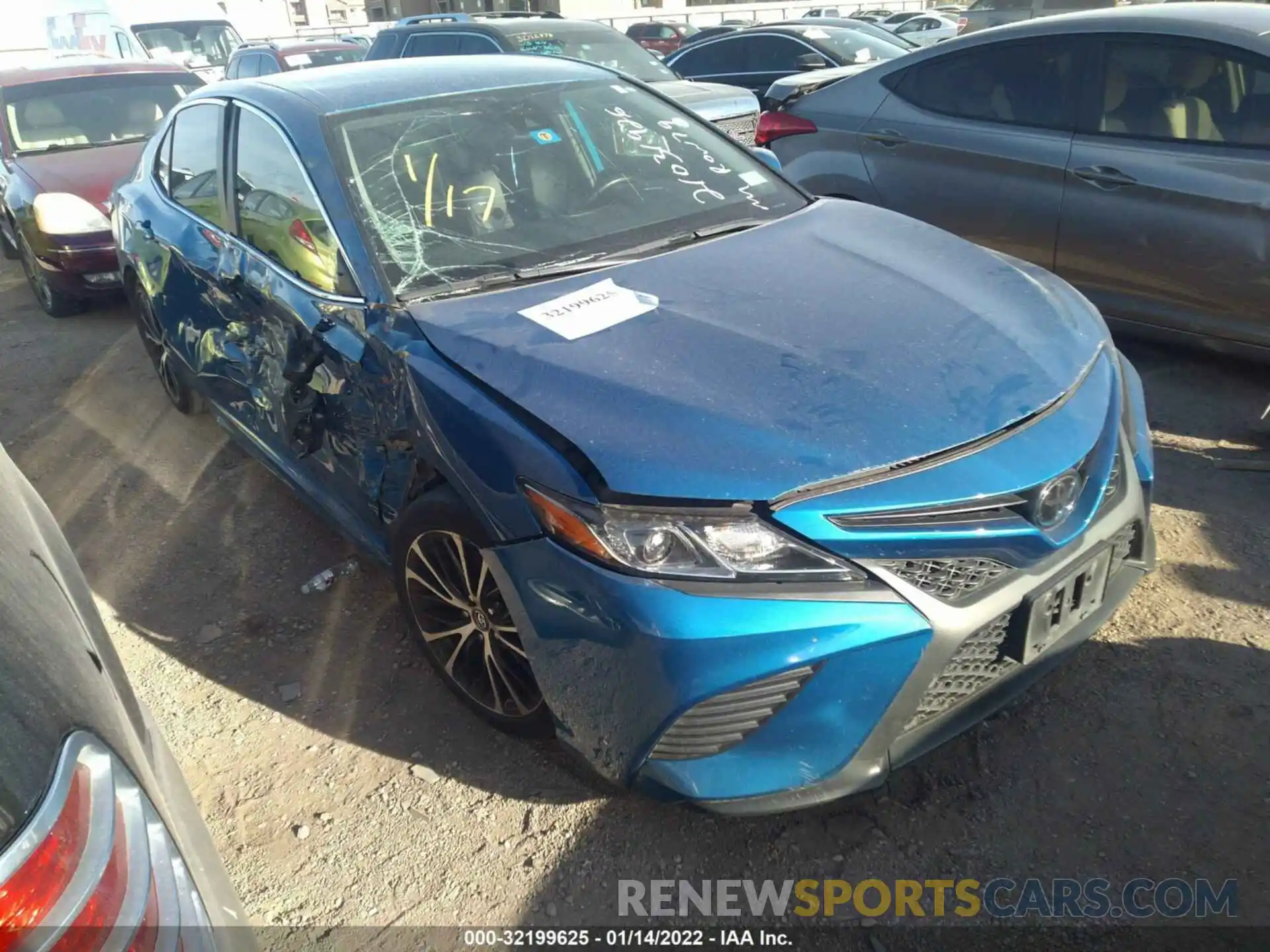 1 Photograph of a damaged car 4T1B11HK2KU291786 TOYOTA CAMRY 2019