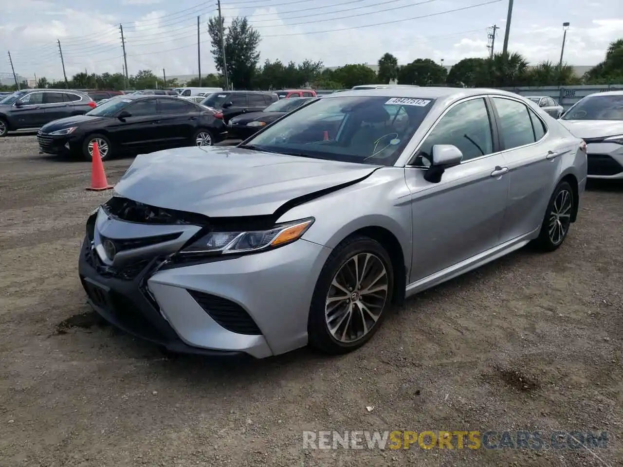 2 Photograph of a damaged car 4T1B11HK2KU295854 TOYOTA CAMRY 2019