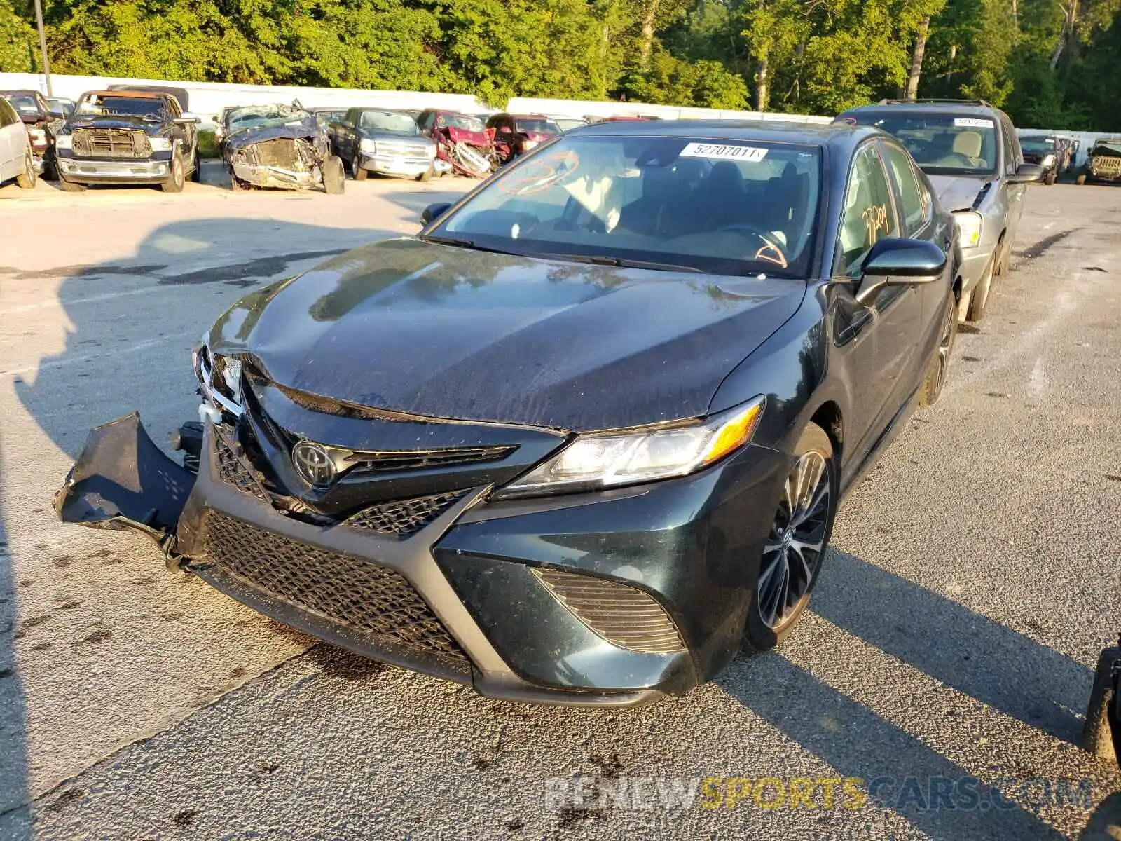 2 Photograph of a damaged car 4T1B11HK2KU296969 TOYOTA CAMRY 2019