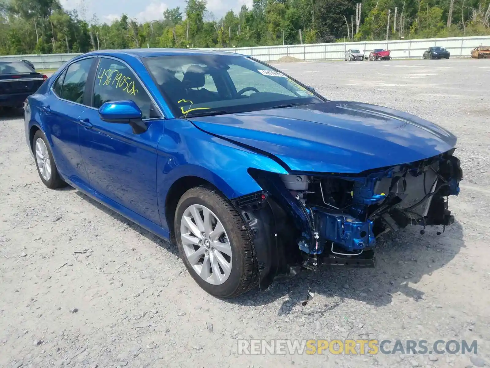 1 Photograph of a damaged car 4T1B11HK2KU297622 TOYOTA CAMRY 2019