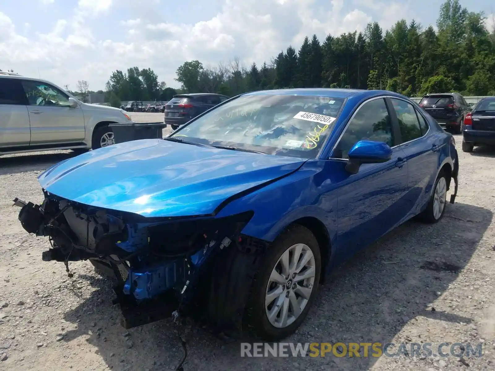 2 Photograph of a damaged car 4T1B11HK2KU297622 TOYOTA CAMRY 2019