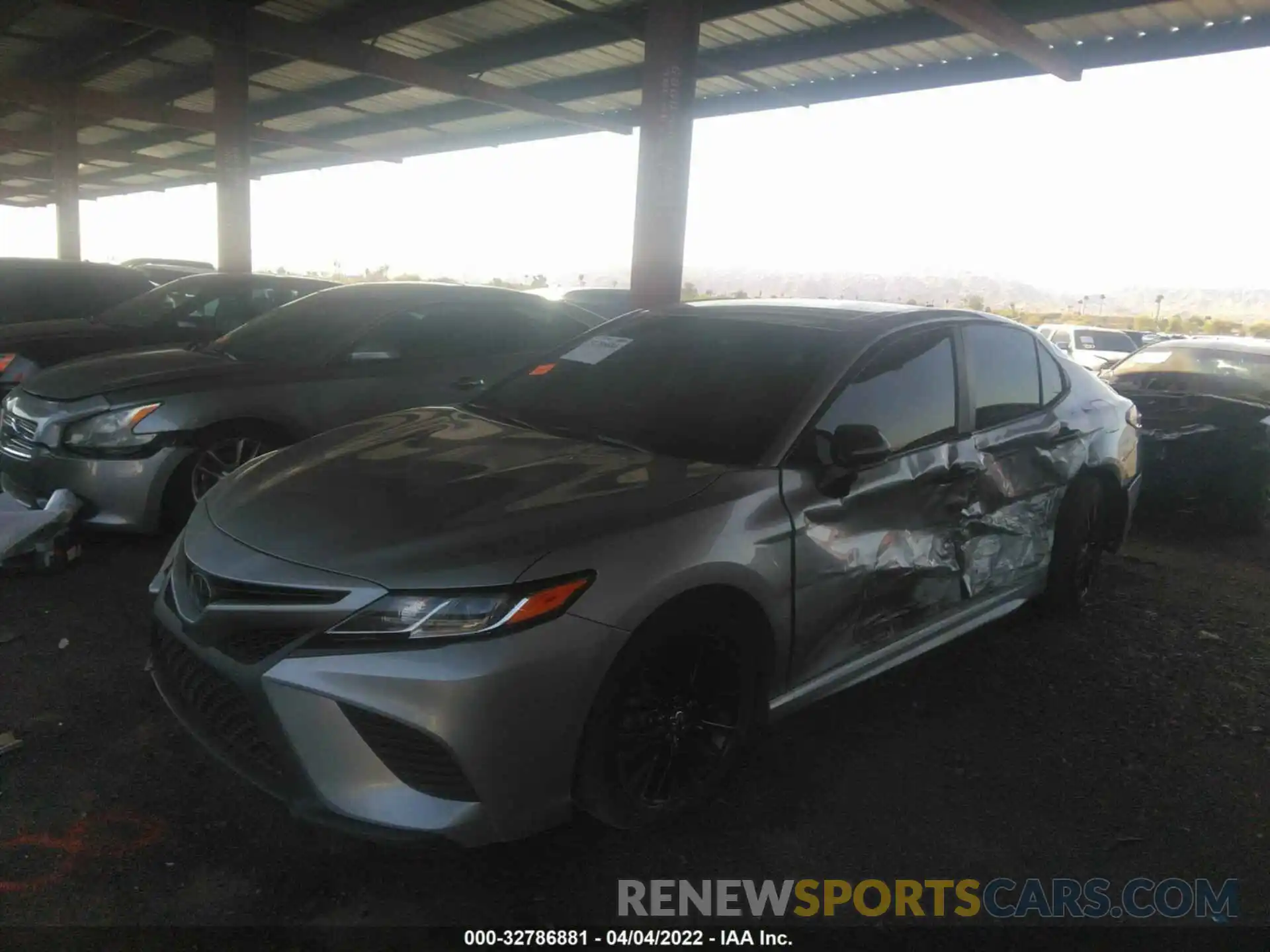 2 Photograph of a damaged car 4T1B11HK2KU298267 TOYOTA CAMRY 2019