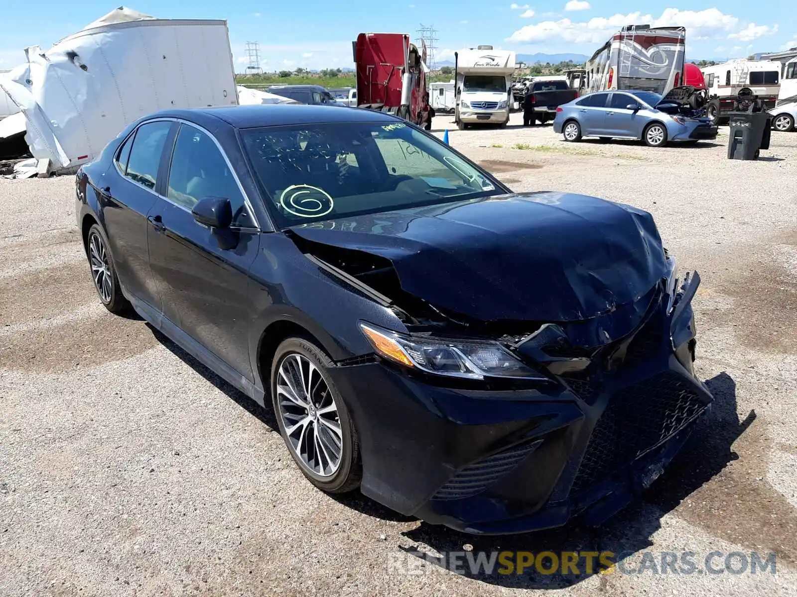 1 Photograph of a damaged car 4T1B11HK2KU298429 TOYOTA CAMRY 2019