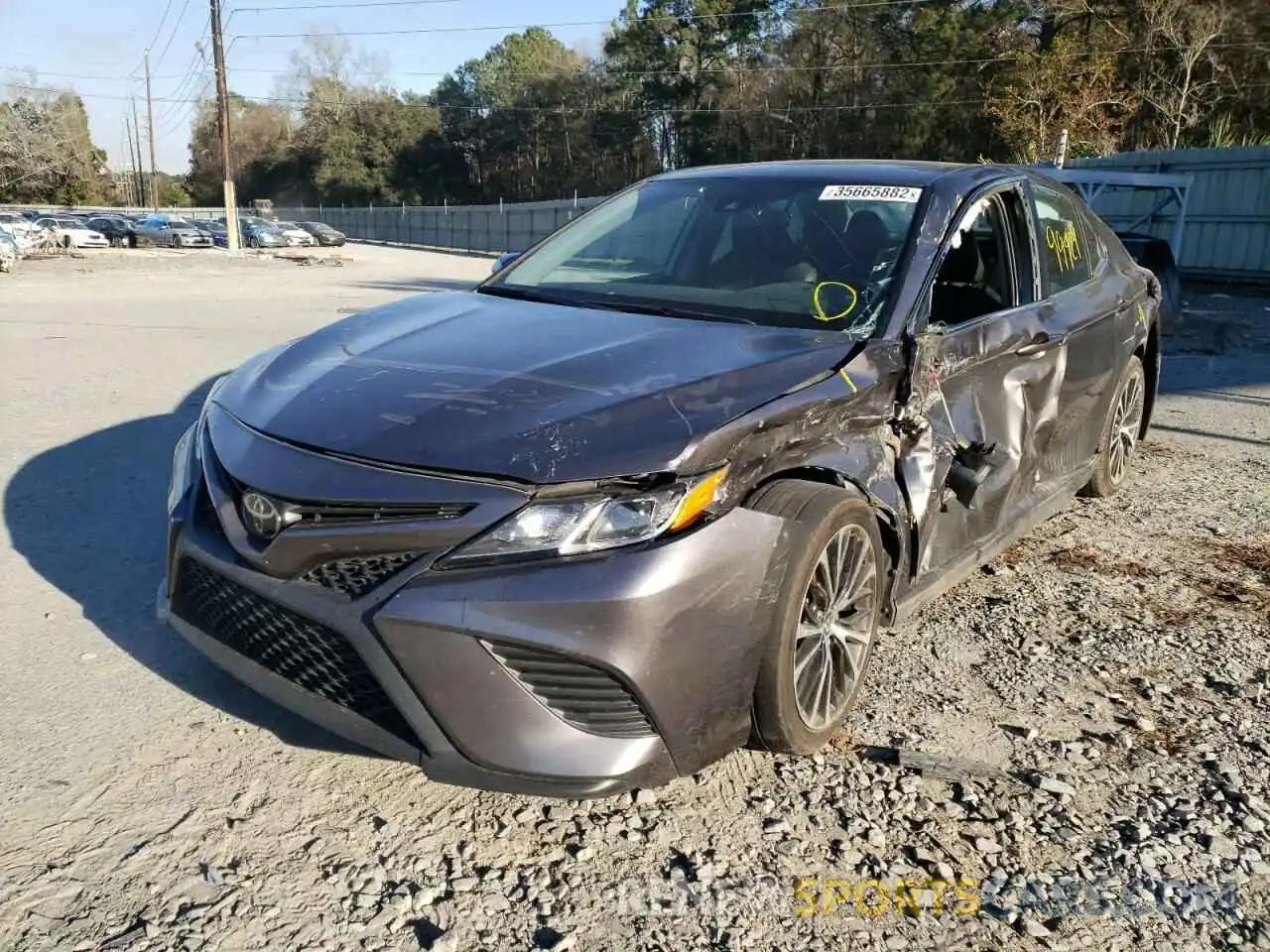 2 Photograph of a damaged car 4T1B11HK2KU679035 TOYOTA CAMRY 2019