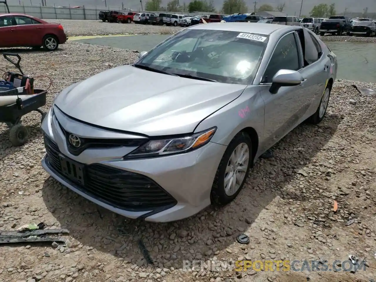 2 Photograph of a damaged car 4T1B11HK2KU681545 TOYOTA CAMRY 2019