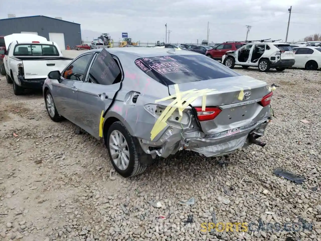 3 Photograph of a damaged car 4T1B11HK2KU681545 TOYOTA CAMRY 2019