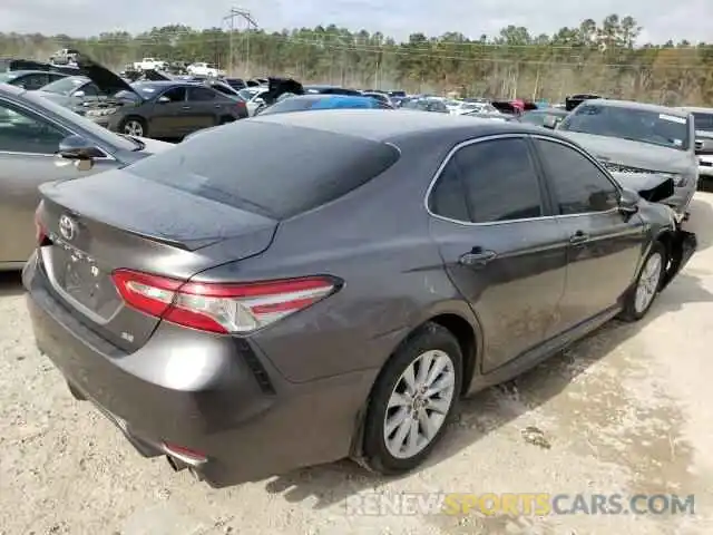 4 Photograph of a damaged car 4T1B11HK2KU681660 TOYOTA CAMRY 2019