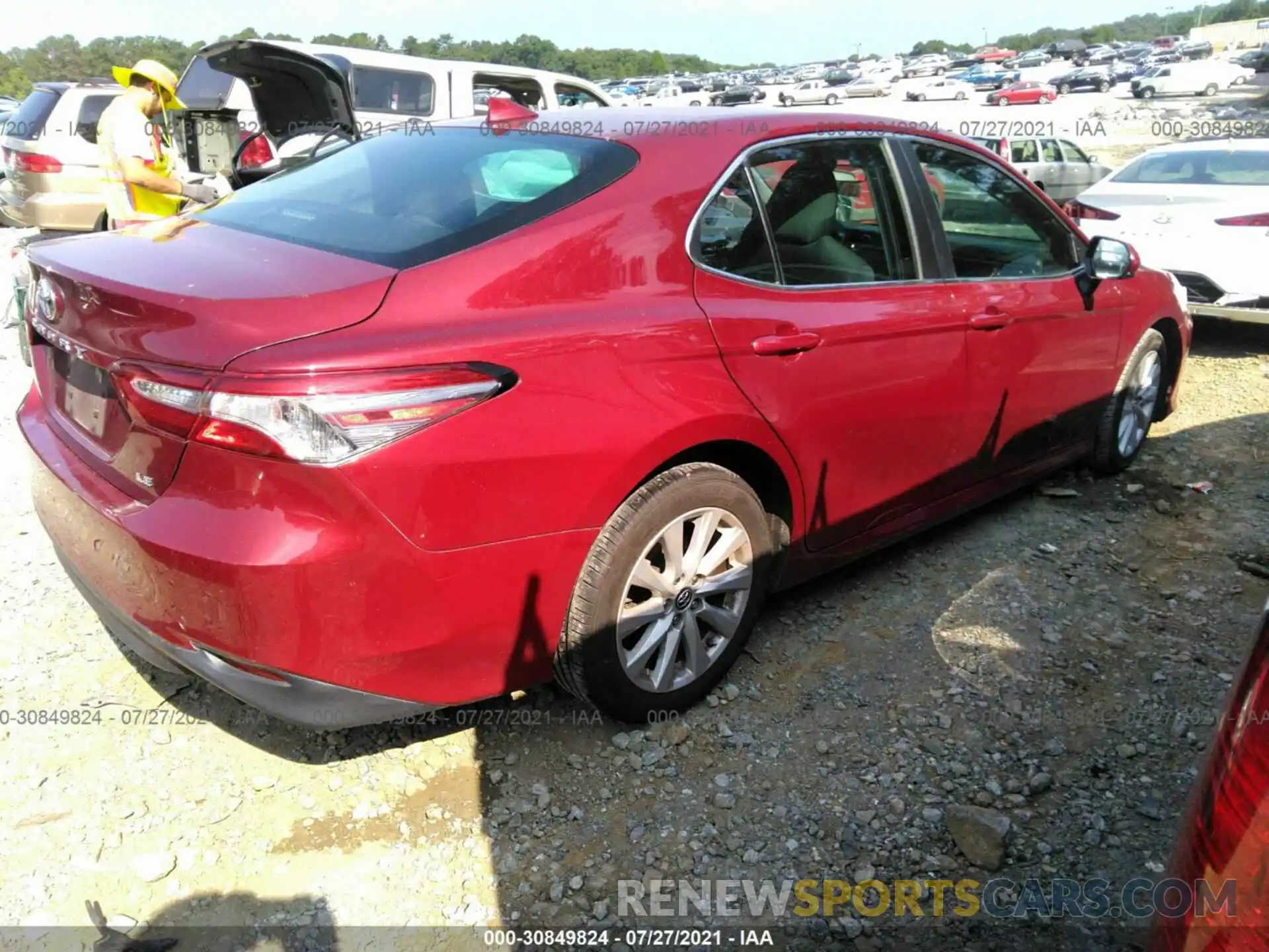 4 Photograph of a damaged car 4T1B11HK2KU682856 TOYOTA CAMRY 2019