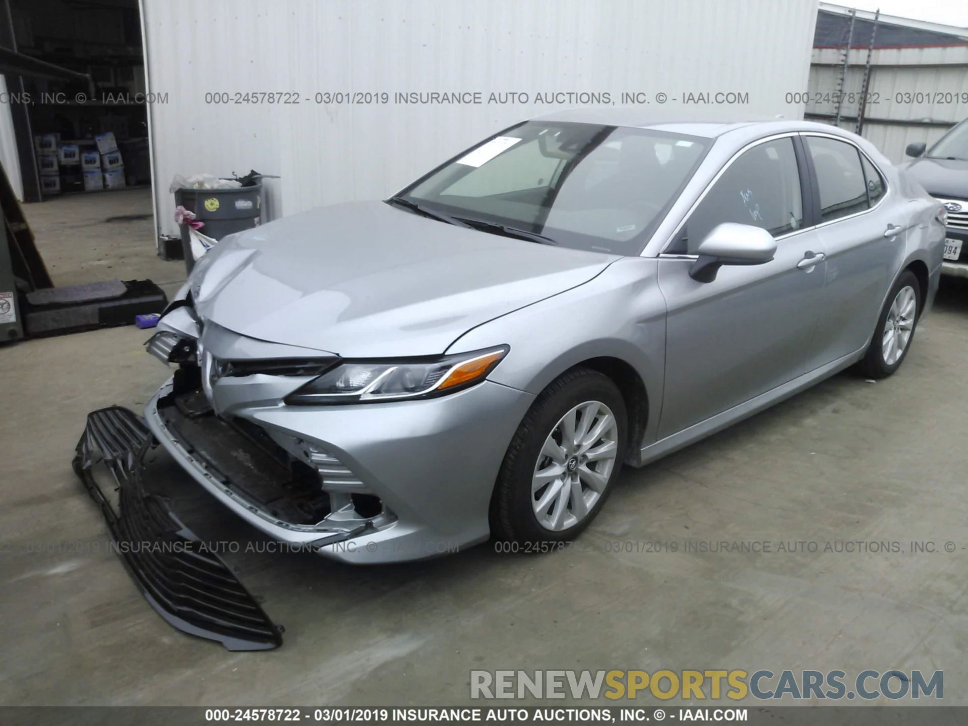 2 Photograph of a damaged car 4T1B11HK2KU682940 TOYOTA CAMRY 2019