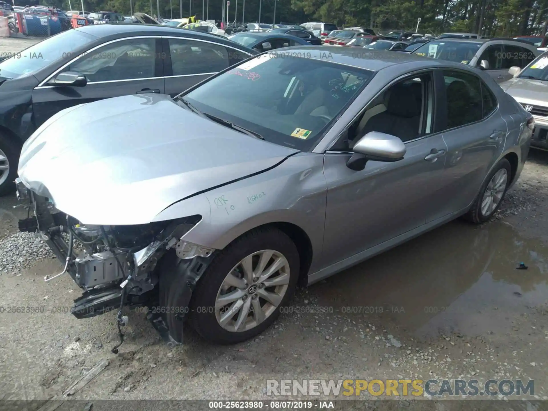 2 Photograph of a damaged car 4T1B11HK2KU683232 TOYOTA CAMRY 2019